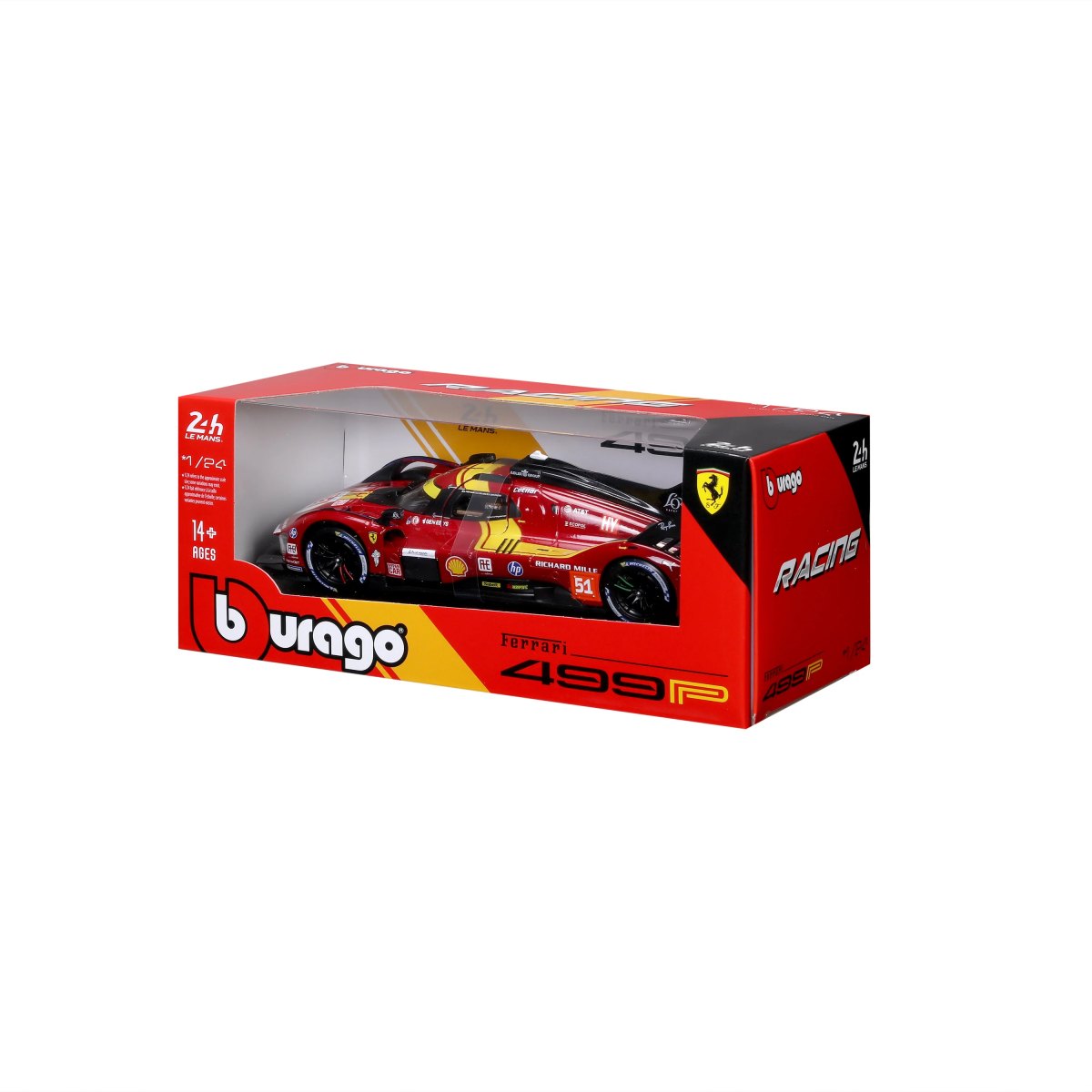 2026 FERRARI 499P 2025 24h Le Mans Hypercar N.51 1:24: No package: Image 8