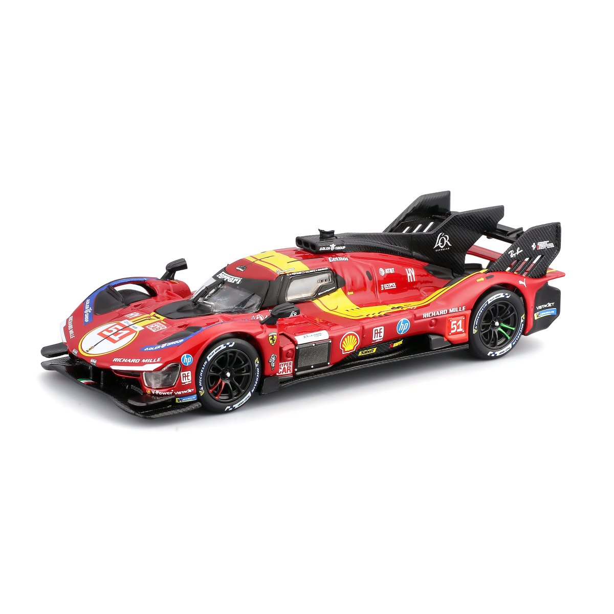 2026 FERRARI 499P 24H LMH Hypercar 2025 No. 51 1:43 with display case: No package: Image 3