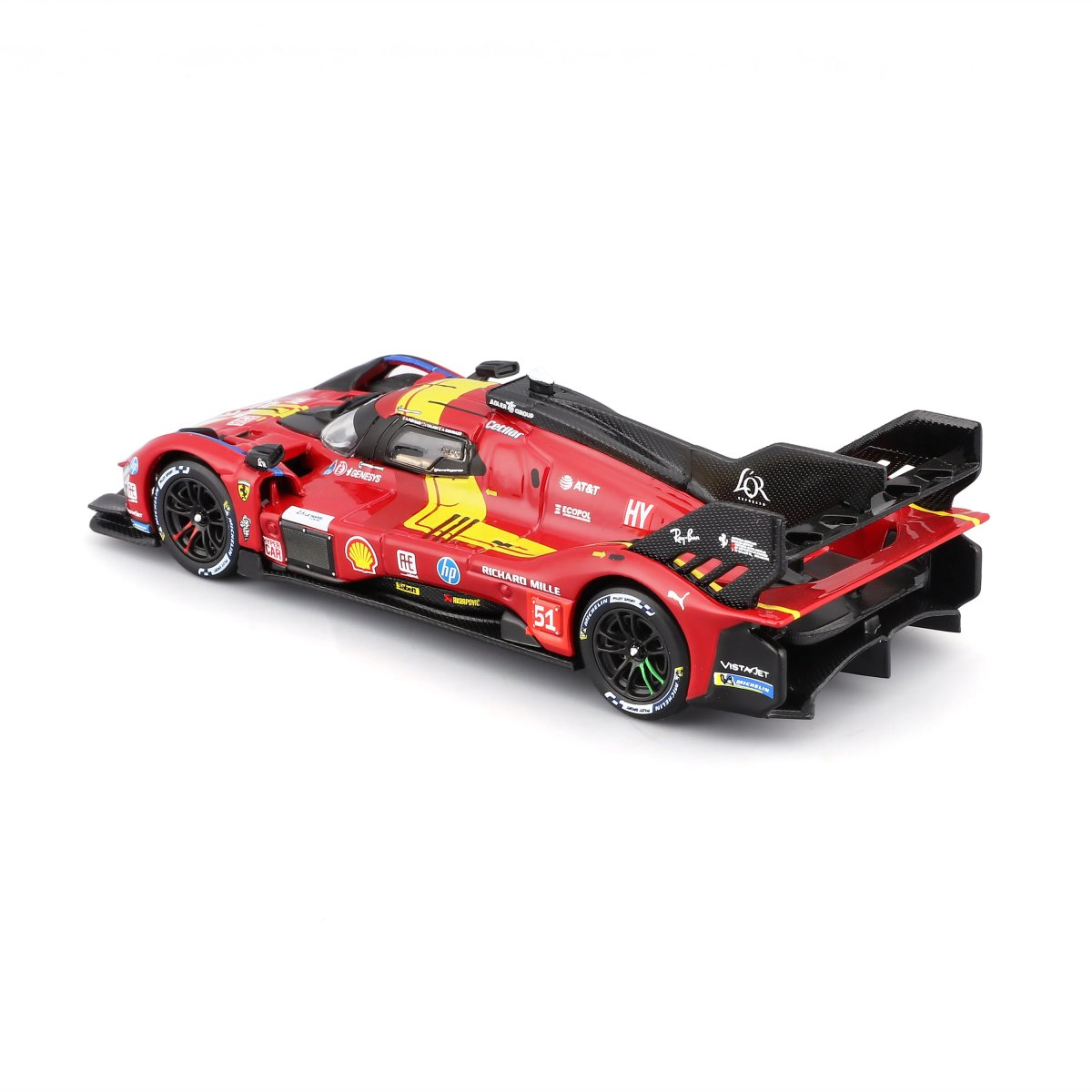 2026 FERRARI 499P 24H LMH Hypercar 2025 No. 51 1:43 with display case: No package: Image 6