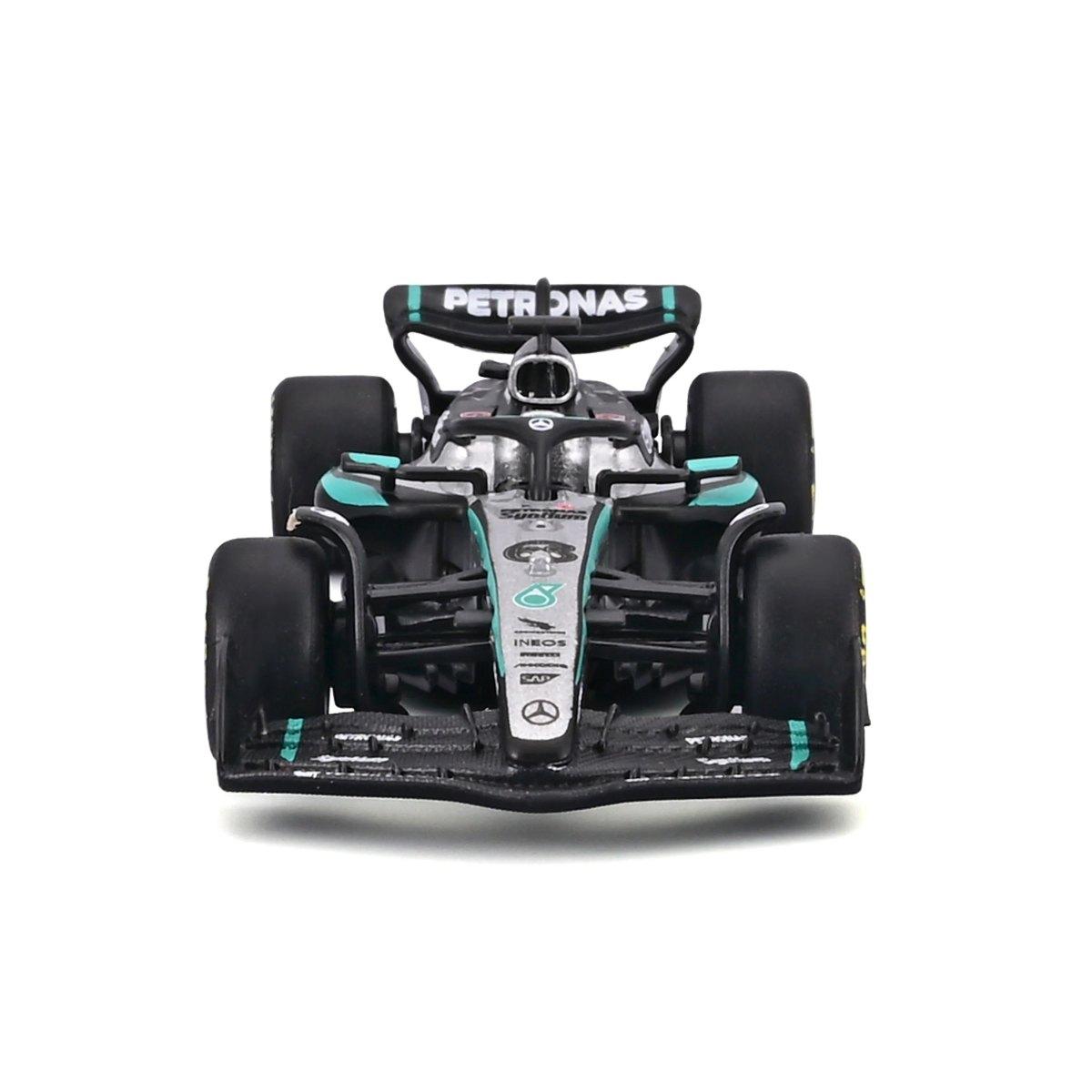 2026 Mercedes-AMG F1 W16 2025 #63 Russell 1:64 with display case: No package: Image 3