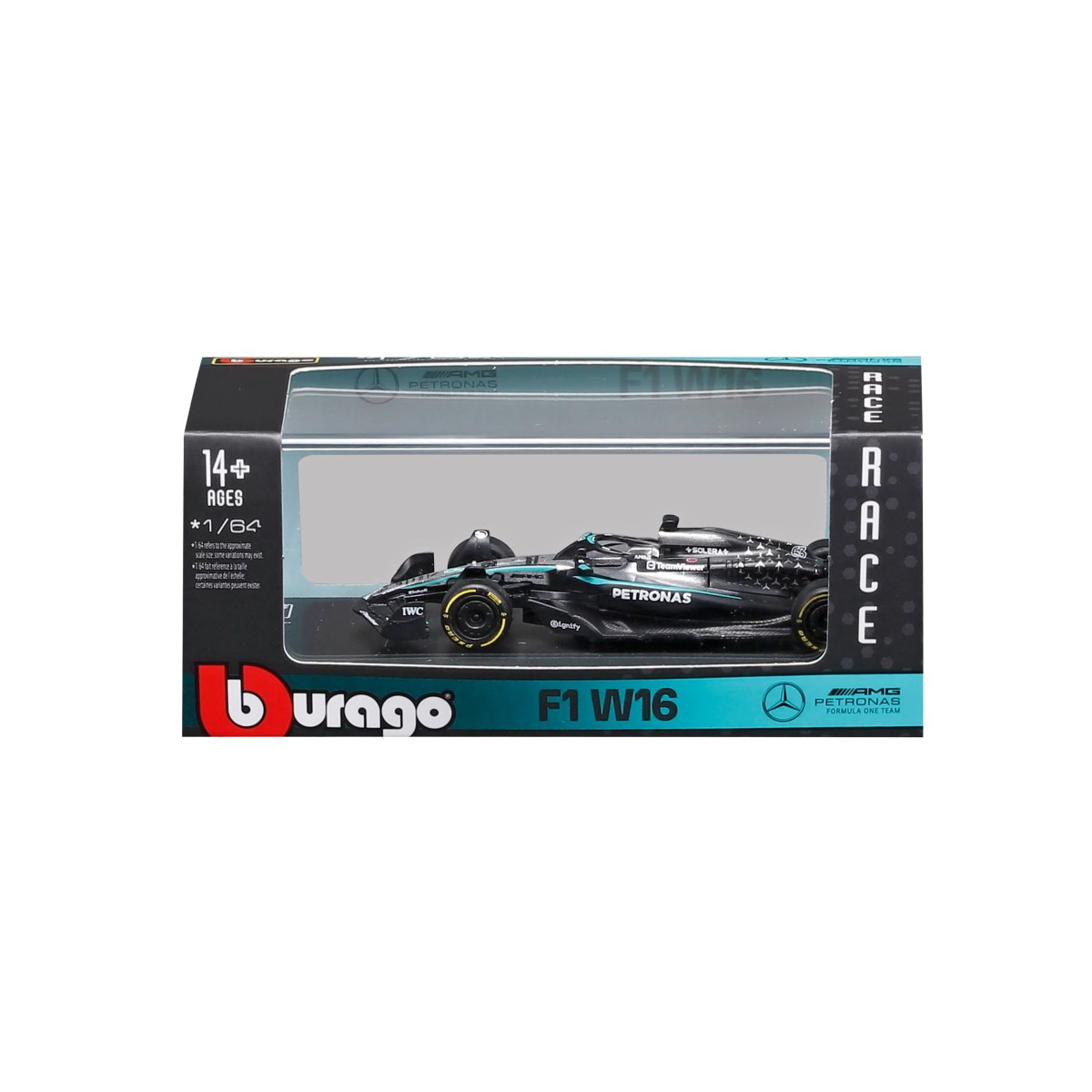2026 Mercedes-AMG F1 W16 2025 #63 Russell 1:64 with display case: No package: Image 7
