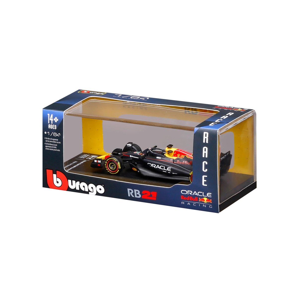 2026 Red Bull Racing RB21 2025 #1 Verstappen 1:64 with display case: No package: Image 8