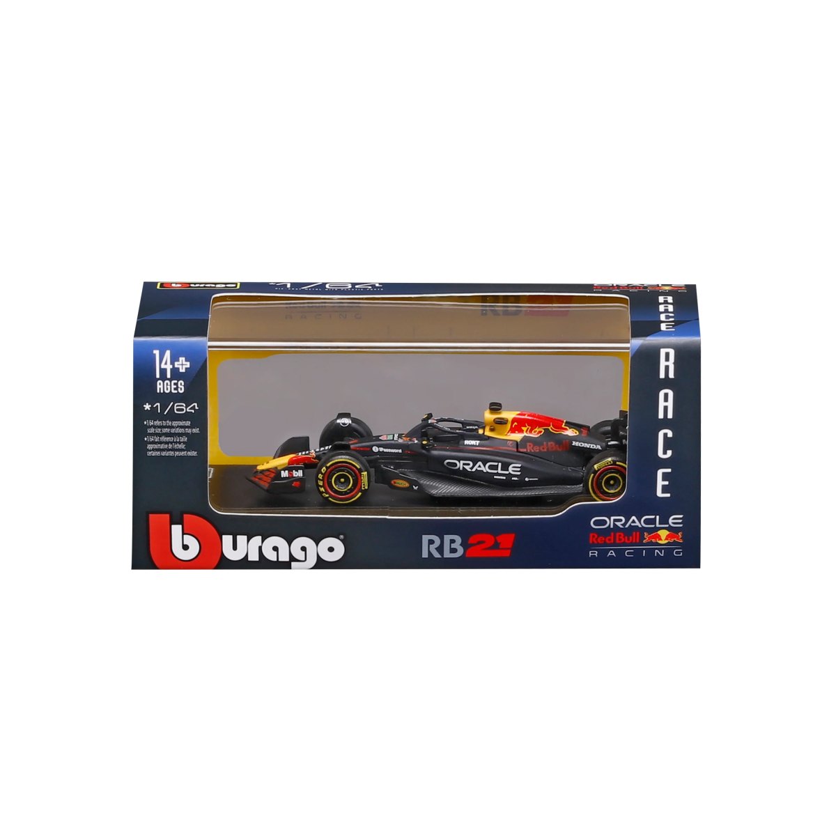 2026 Red Bull Racing RB21 2025 #1 Verstappen 1:64 with display case: No package: Image 7