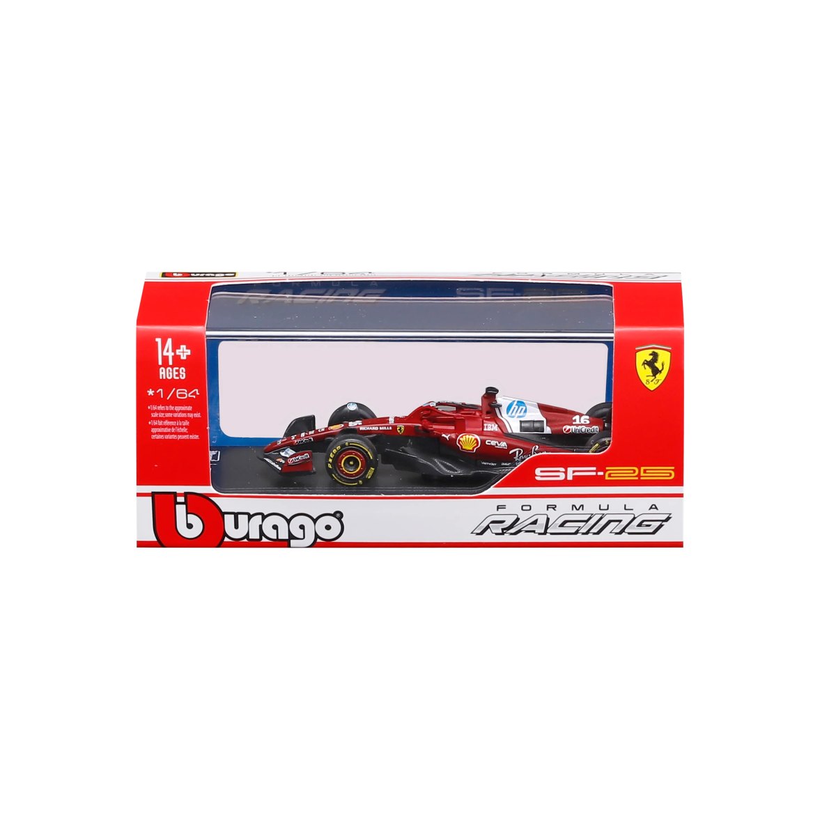 2026 Ferrari SF-25 #16 Charles Leclerc 1:64 with display case: No package: Image 7