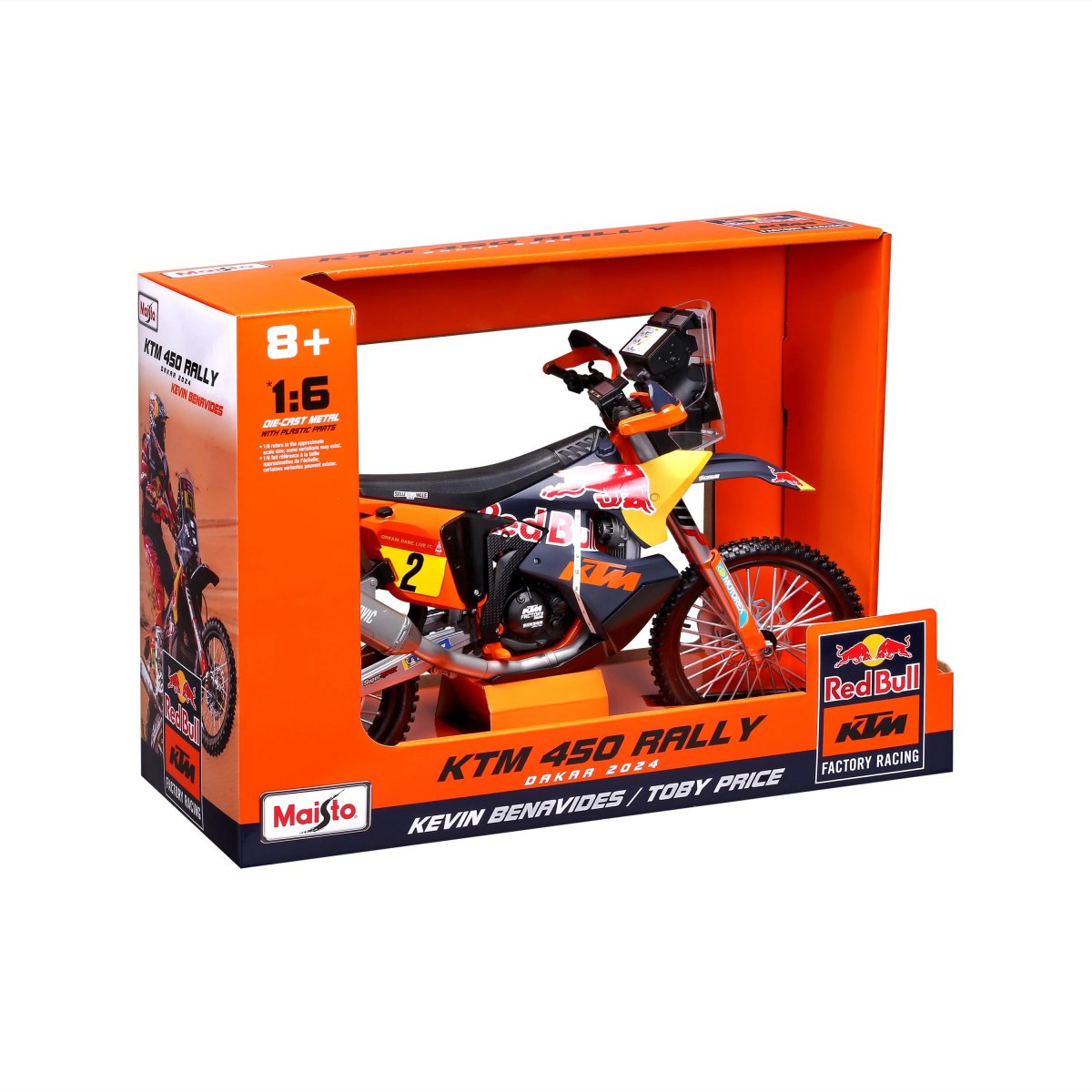 2026 Red Bull KTM 450 Rally Dakar 2024 1:6: No package: Image 3