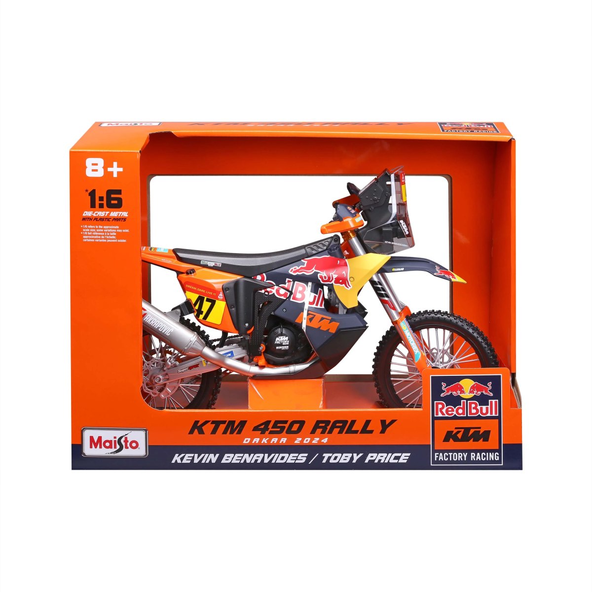 2026 Red Bull KTM 450 Rally Dakar 2024 1:6: No package: Image 14
