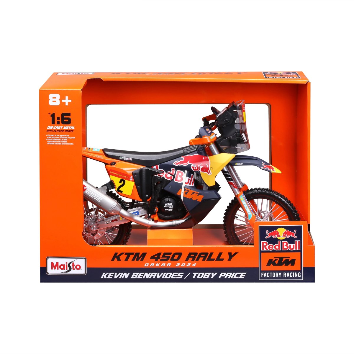 2026 Red Bull KTM 450 Rally Dakar 2024 1:6: No package: Image 13