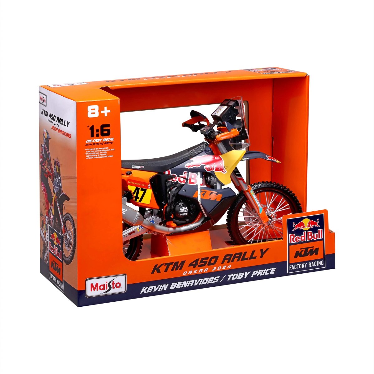 2026 Red Bull KTM 450 Rally Dakar 2024 1:6: No package: Image 4