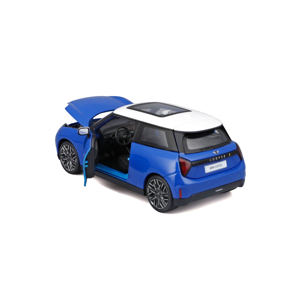 2026 MINI Cooper SE (J01) 2024 Blue - 1:24 Scale: No package: Image 4