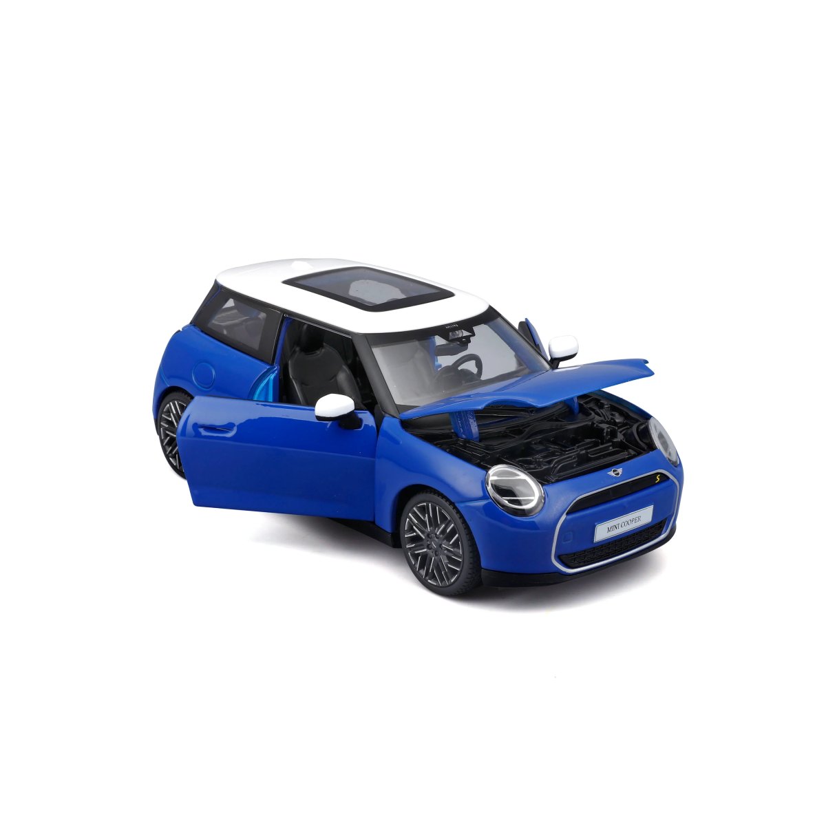 2026 MINI Cooper SE (J01) 2024 Blue - 1:24 Scale: No package: Image 6