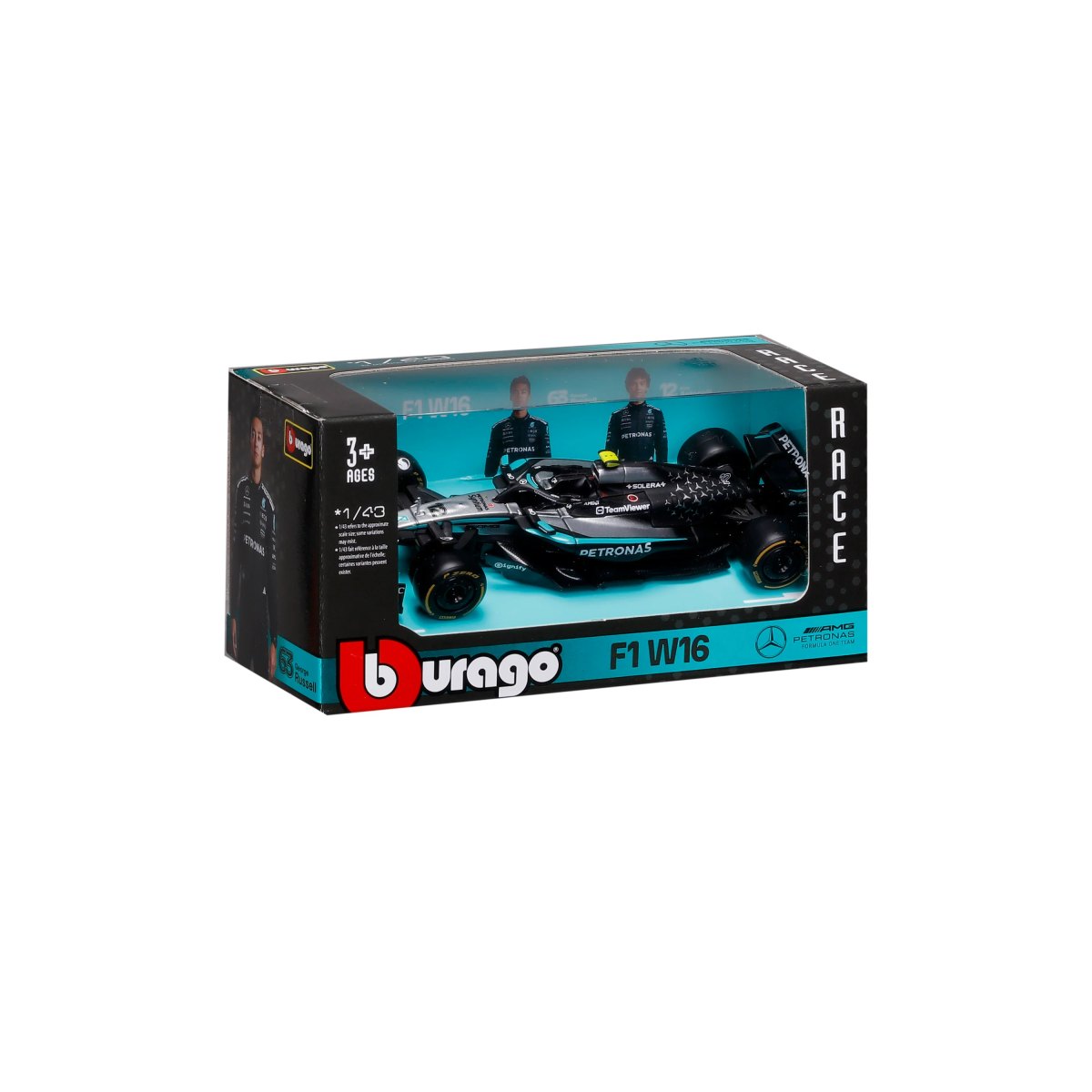 2026 F1 Mercedes-AMG W16 2025 #12 Kimi Antonelli – 1:43 Scale: No package: Image 2