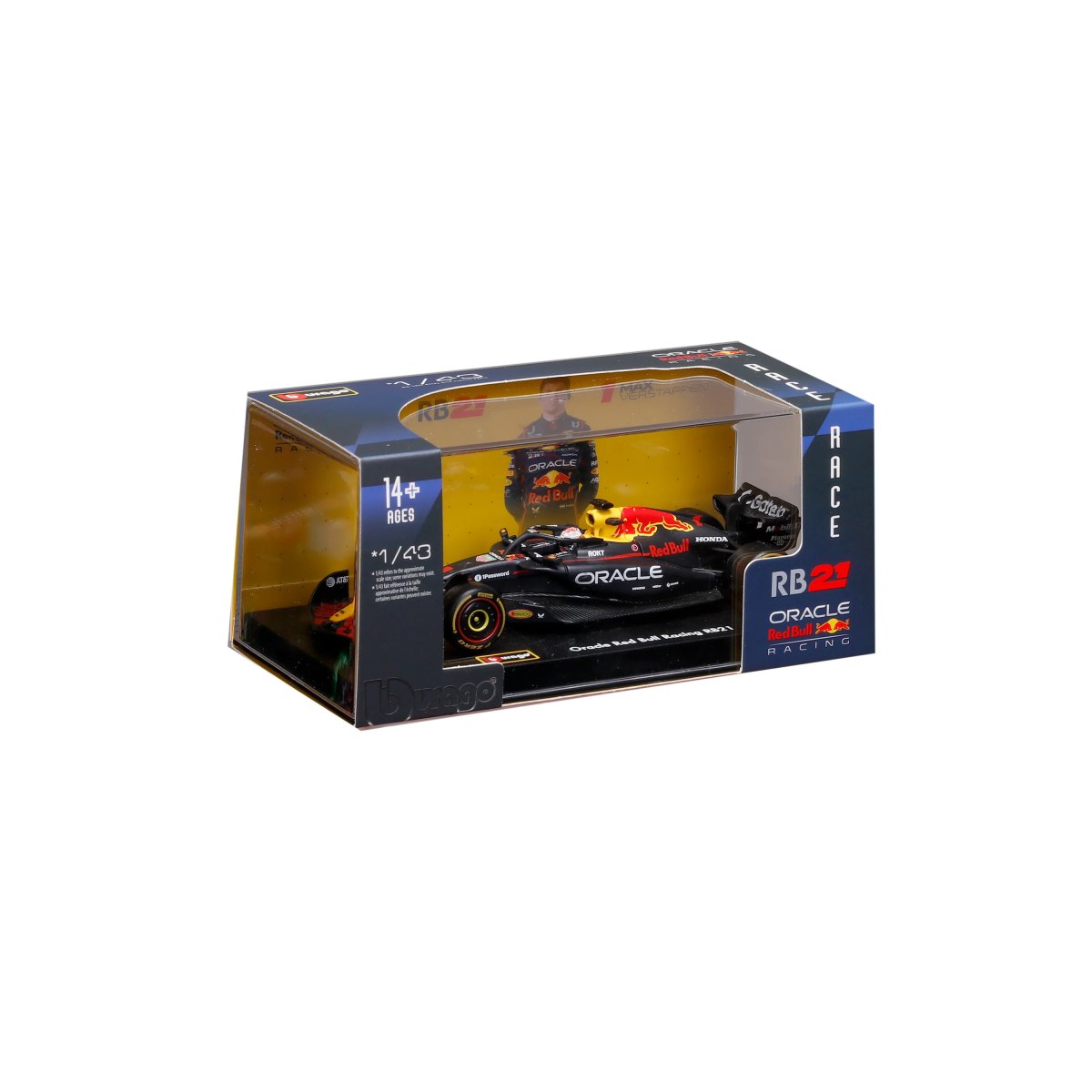 2026 F1 Red Bull Racing RB21 2025 #1 Max Verstappen Black: No package: Image 2