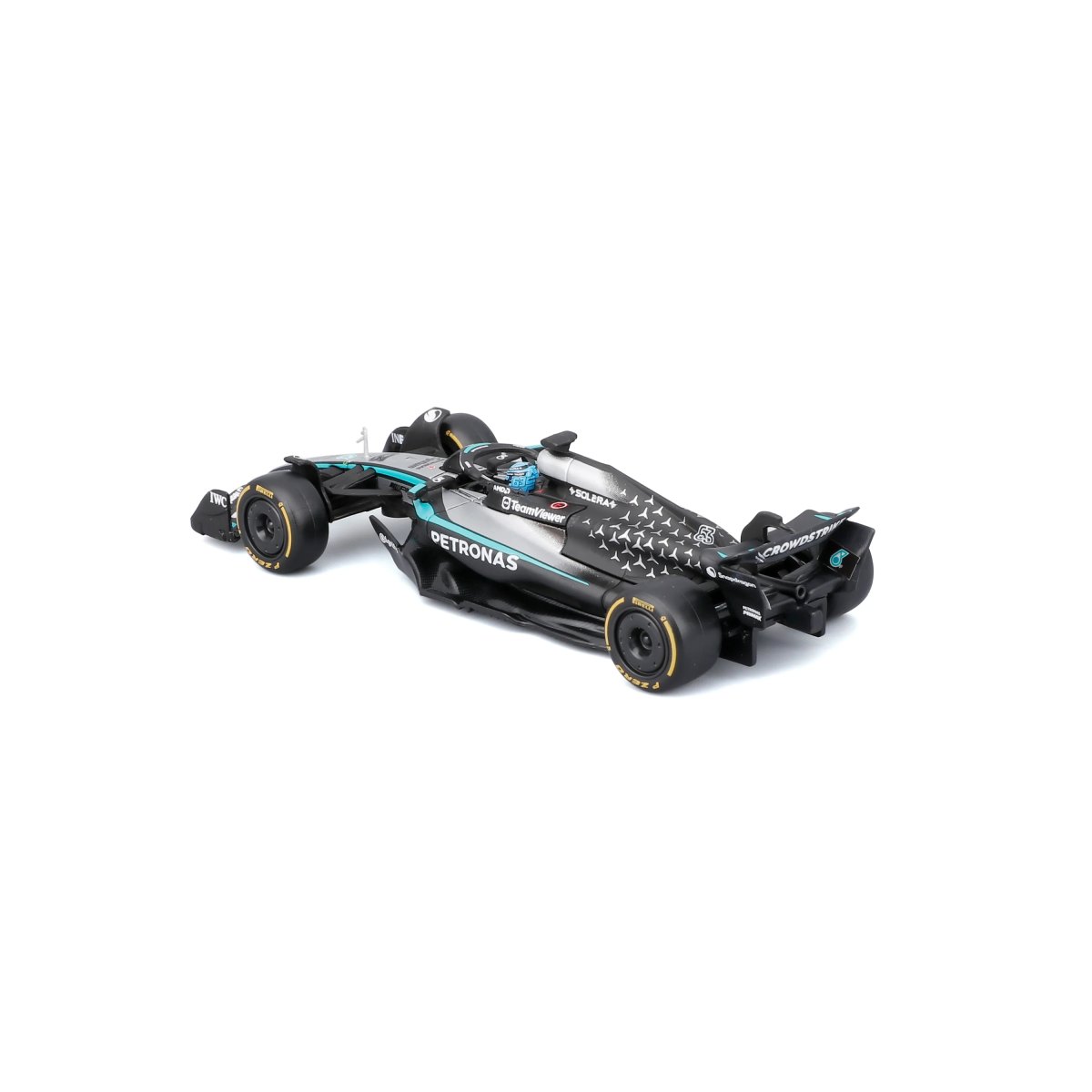 2026 Mercedes-AMG W16 2025 #63 George Russell - Scale 1:43 with base and display case: No package: Image 6
