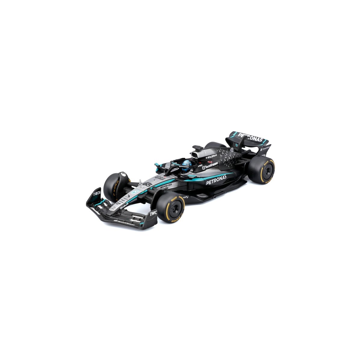 2026 Mercedes-AMG W16 2025 #63 George Russell - Scale 1:43 with base and display case: No package: Image 3