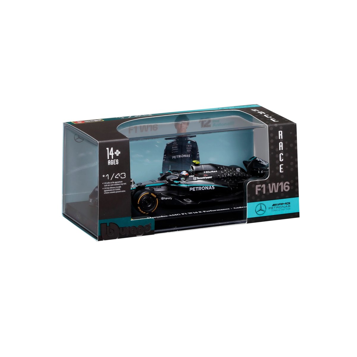 2026 F1 Mercedes-AMG W16 2025 #12 Kimi Antonelli: No package: Image 2