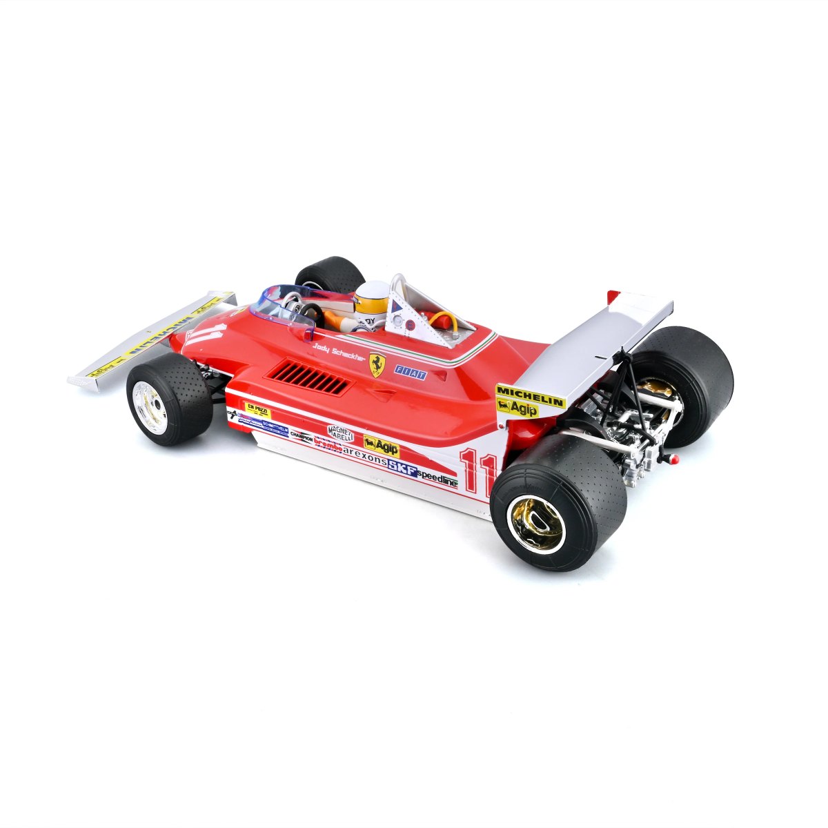 2026 Ferrari 312 T4 'Short Tail' #11 Jody Scheckter – Monaco GP 1979 Winner – 1:18 scale with driver: No package: Image 3