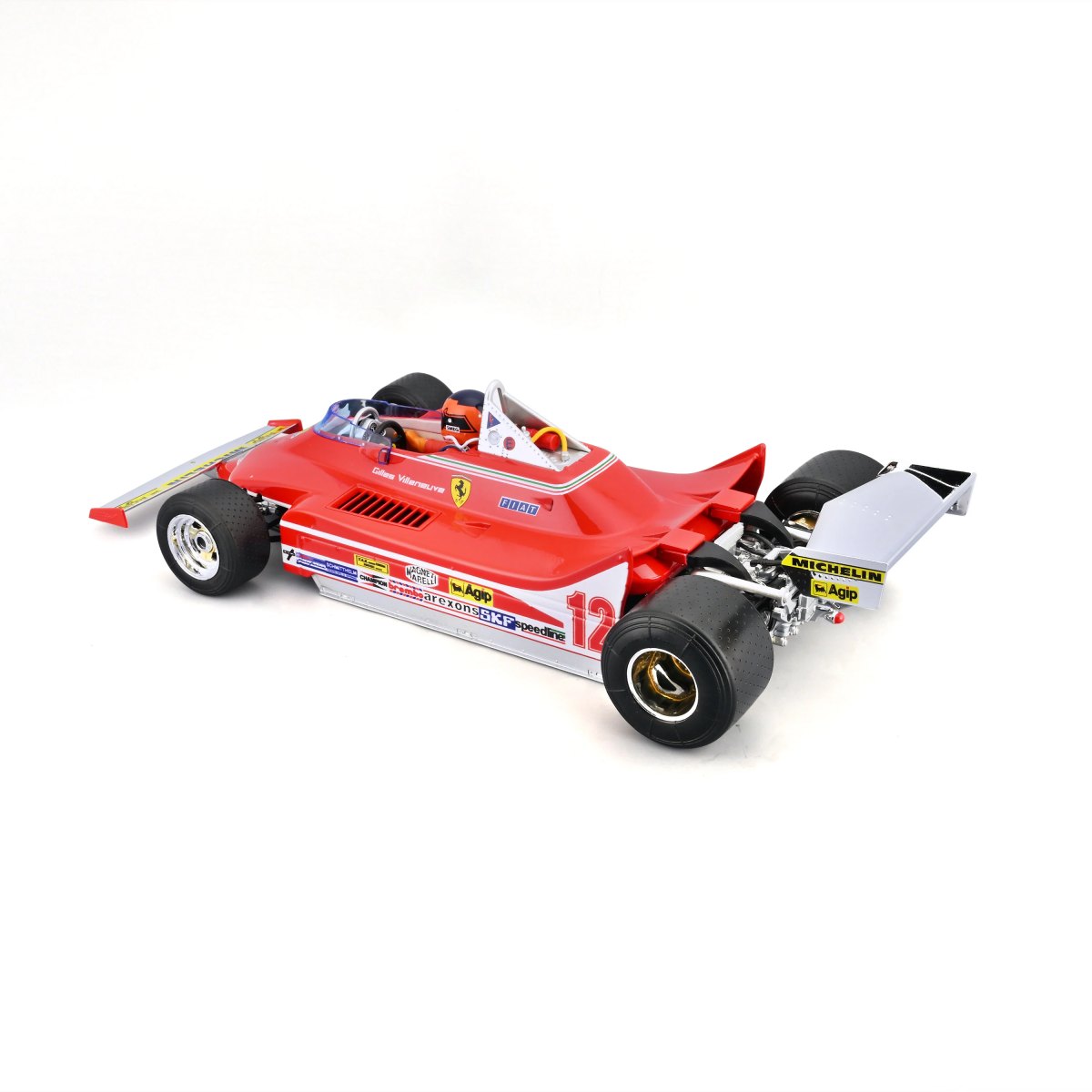 2026 Ferrari 312 T4 #12 Gilles Villeneuve – Winner South Africa GP 1979 – 1:18 Scale with driver: No package: Image 5