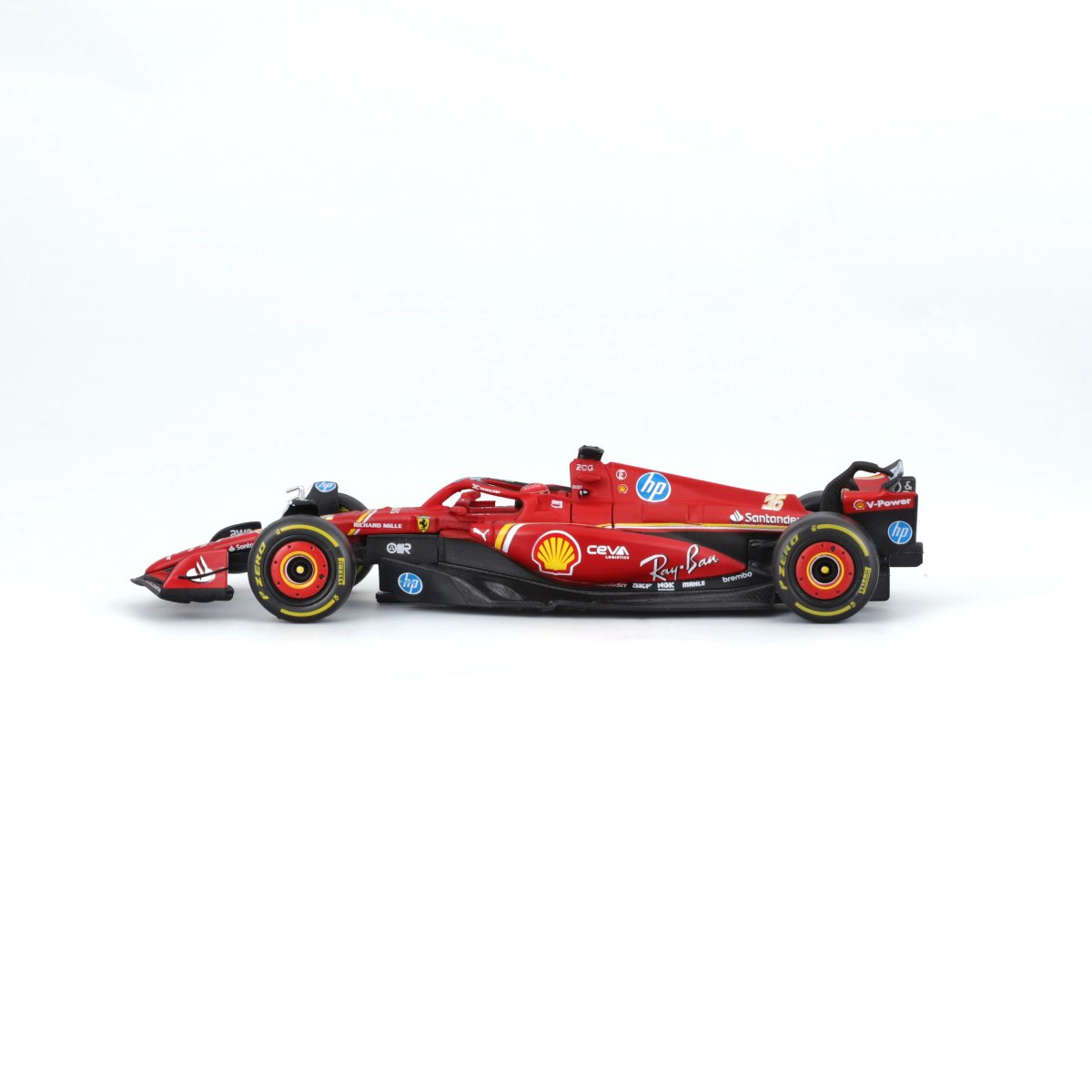 2026 Ferrari SF-24 #16 Charles Leclerc – Monza GP 2024 Winner – 1:43 Scale with Driver and Display Case: No package: Image 6