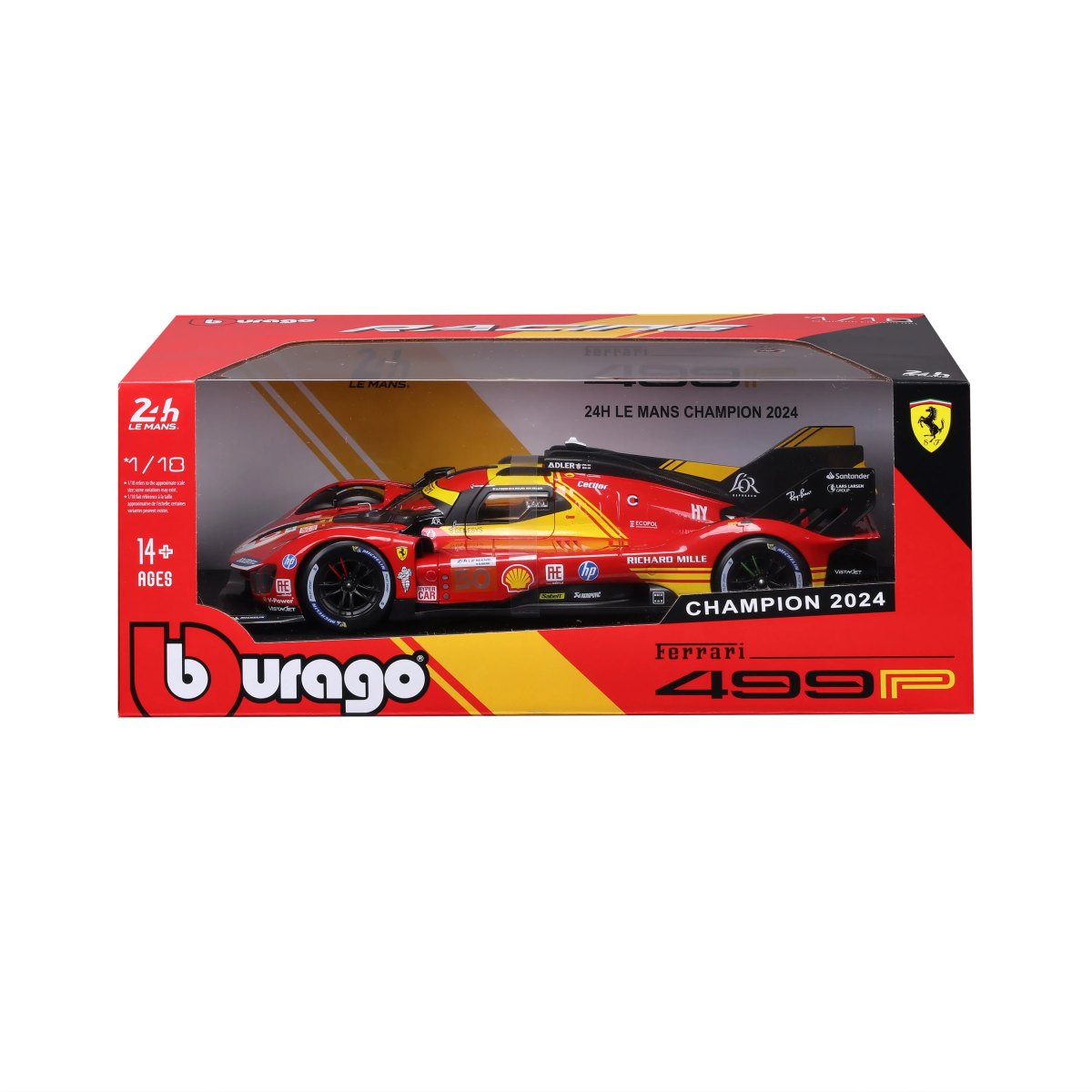 2026 Ferrari 499P LMH n°50 (2024 24h LeMans Champion) 1:18: No package: Image 2