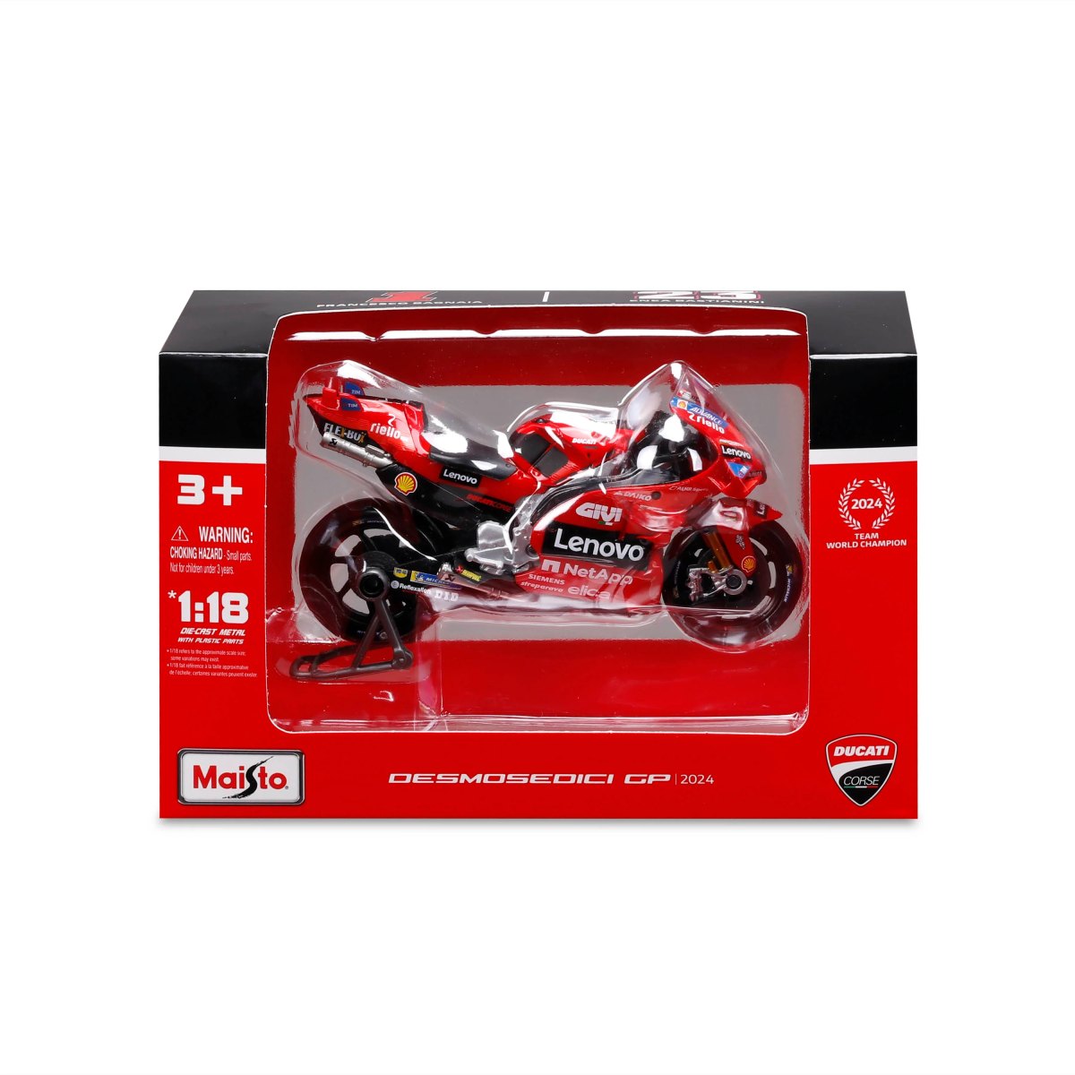2026 Ducati Lenovo Team 2024 #1 Francesco Bagnaia: No package: Image 2