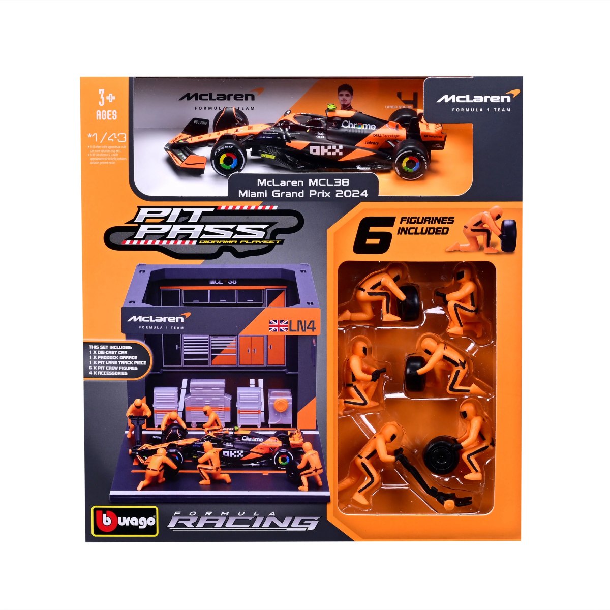 2026 Pit Stop McLaren with MCL38 #4 Lando Norris: No package: Image 8