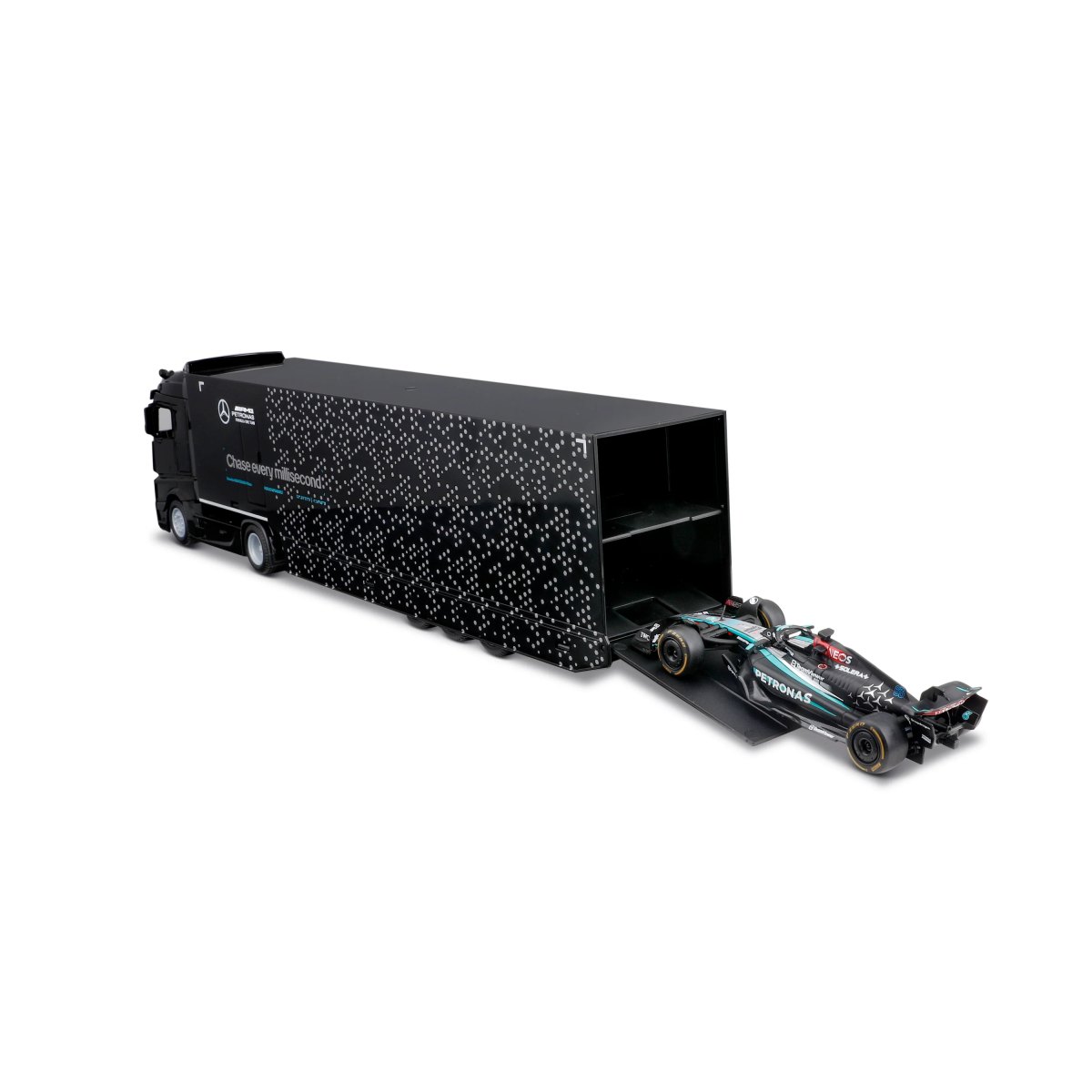 2026 Mercedes-AMG Semi Truck with Mercedes W15 #63 George Russell – 1:43 Diecast Model: No package: Image 5