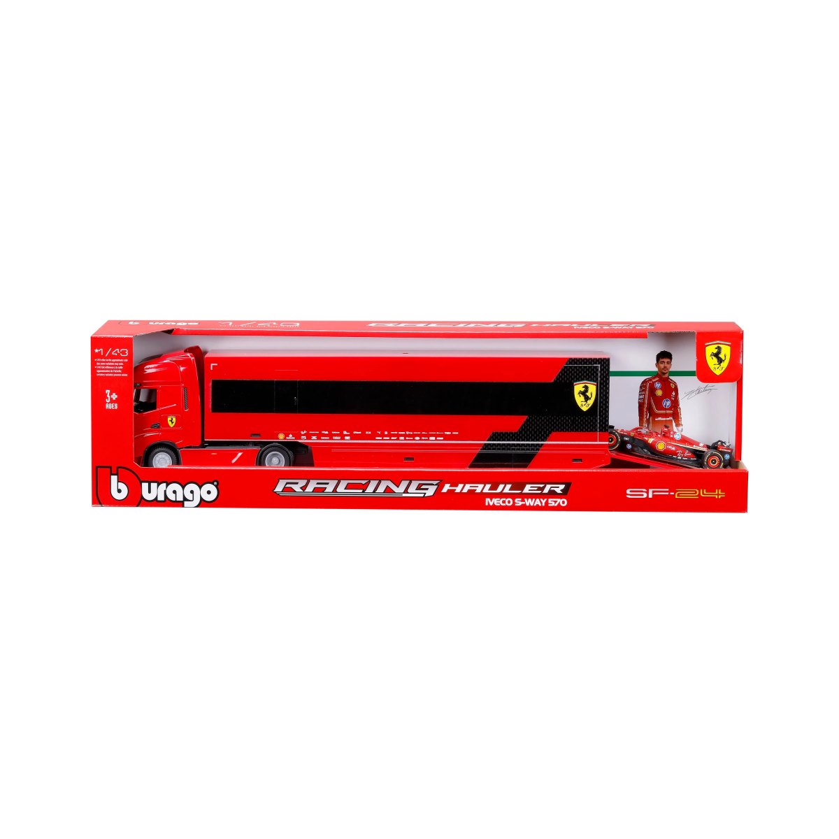 2026 Iveco S-Way 570 Racing Transport with Ferrari SF-24 #16 Charles Leclerc: No package: Image 4