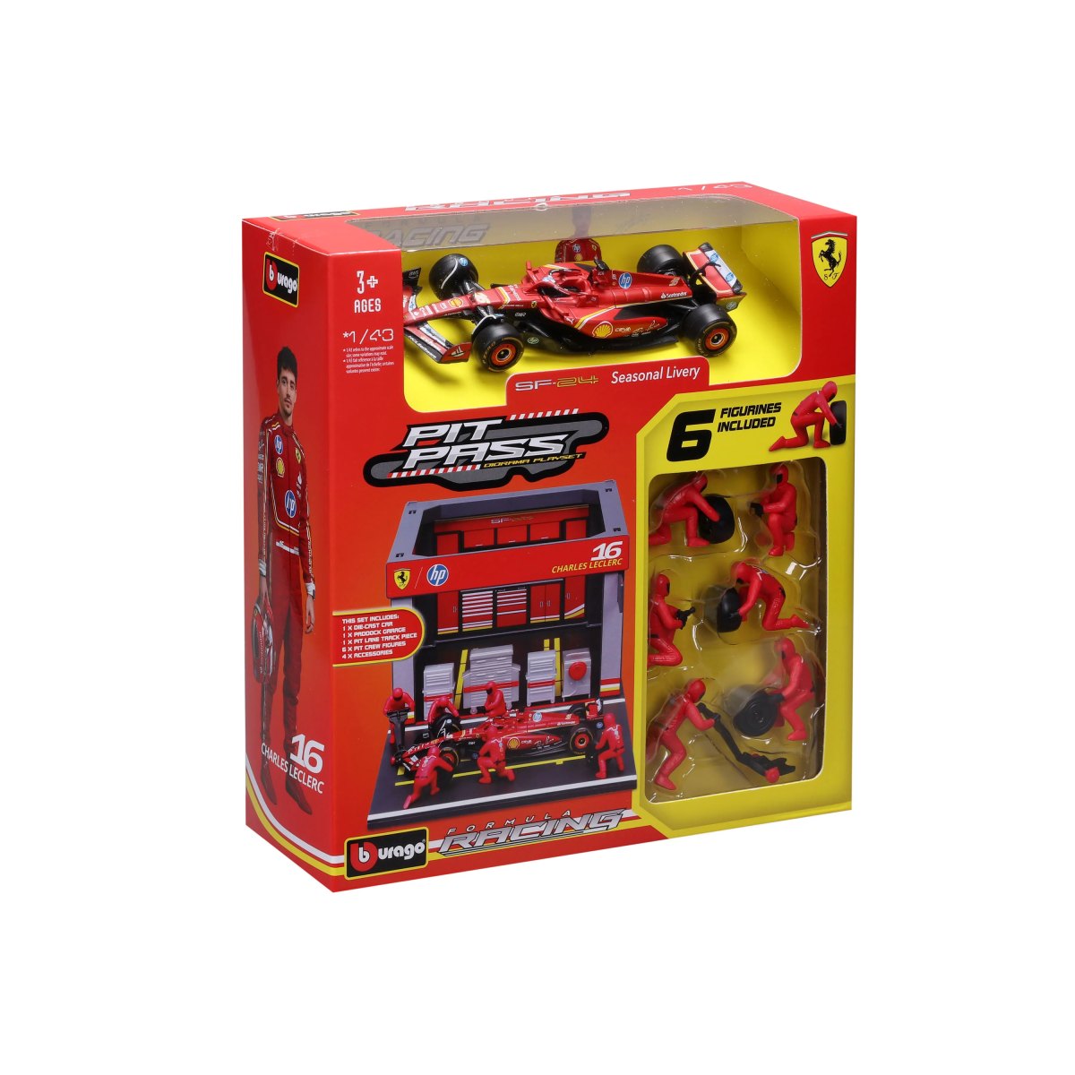 2026 Pit Stop Ferrari with SF-24 #16 Charles Leclerc: No package: Image 2