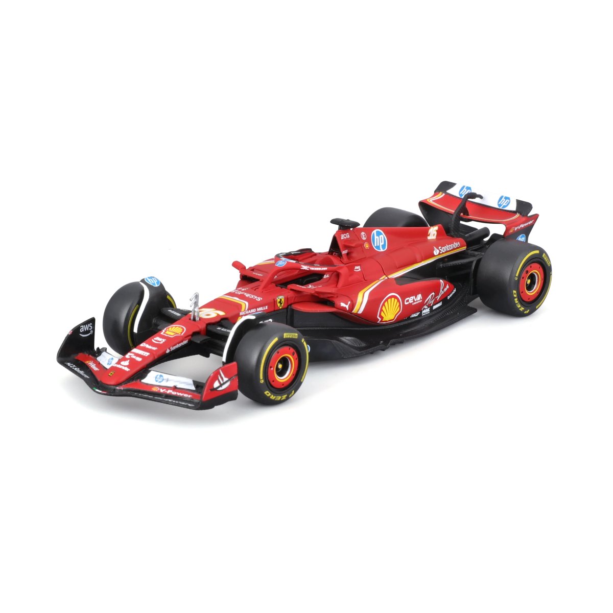 2026 Pit Stop Ferrari with SF-24 #16 Charles Leclerc: No package: Image 3