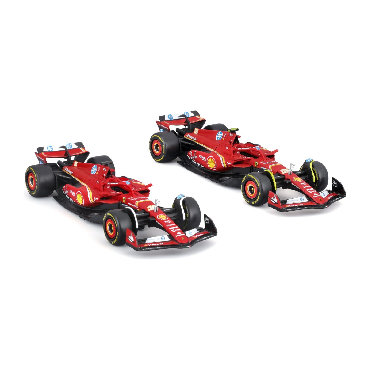 2026 2-Model Set SF-24 #16 Charles Leclerc / #55 Carlos Sainz F1 2024 1:43 Imola Livery: No package: Image 2