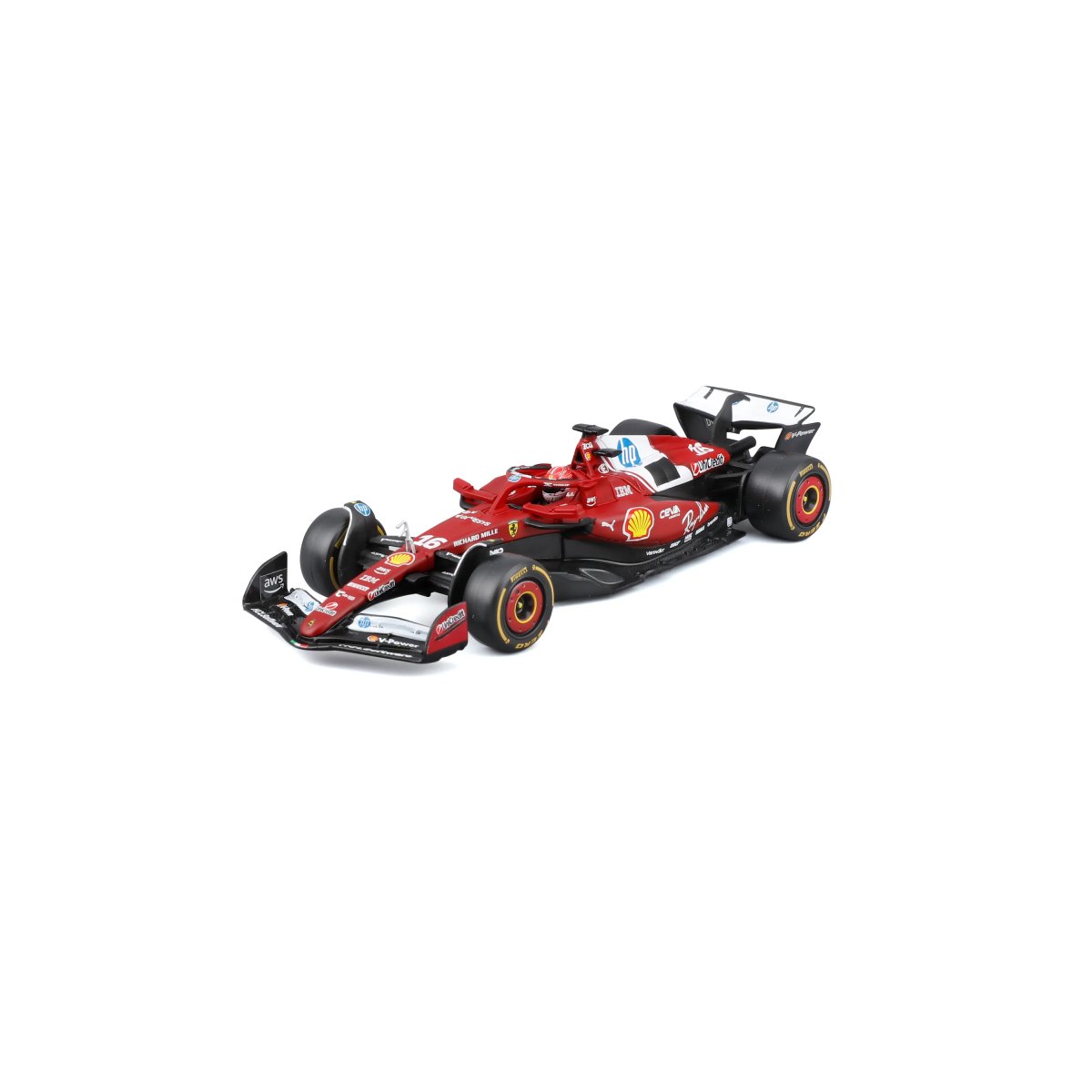 2026 Ferrari SF-25 Charles Leclerc #16 F1 2025 – 1:43 Diecast Model with Display Case: No package: Image 3