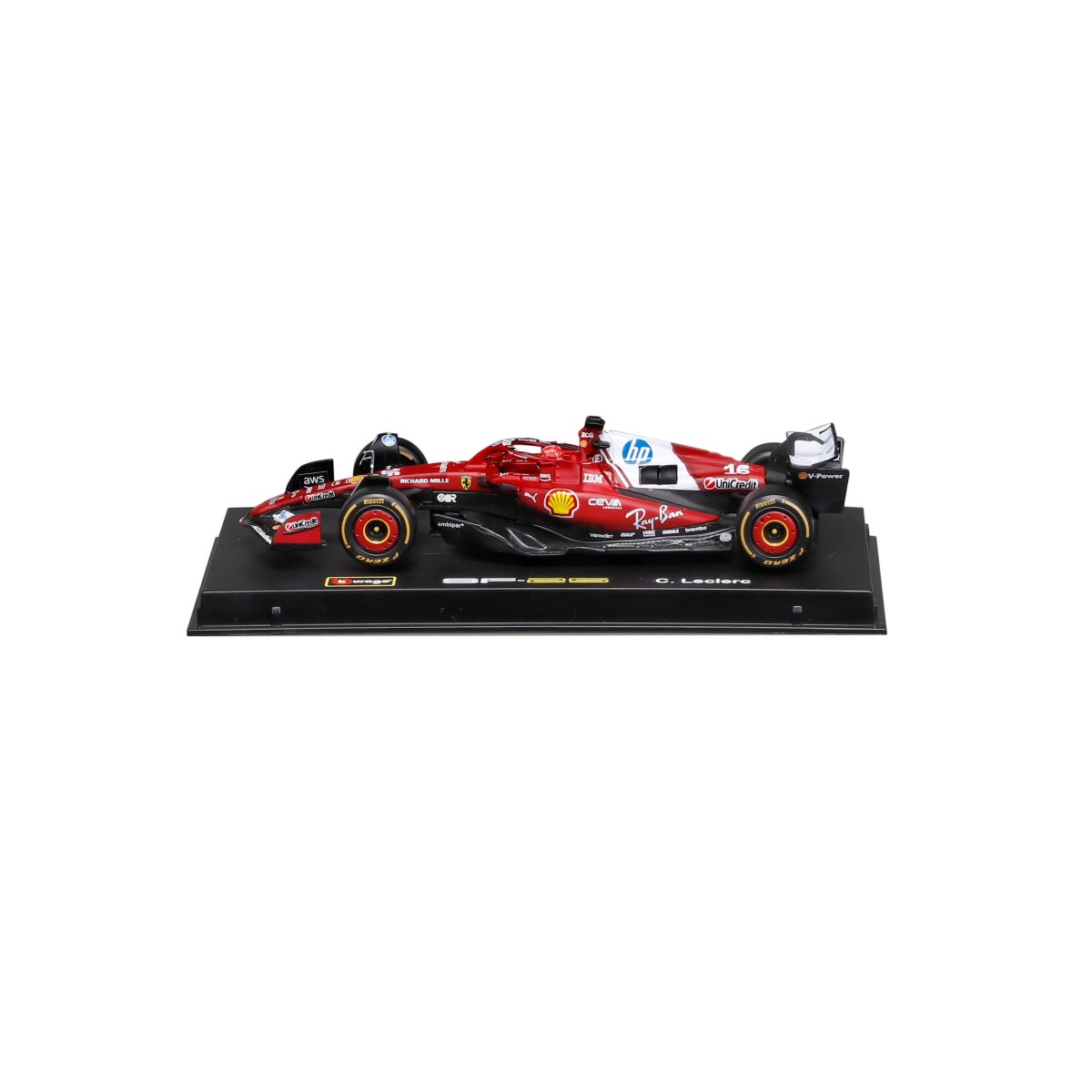 2026 Ferrari SF-25 Charles Leclerc #16 F1 2025 – 1:43 Diecast Model with Display Case: No package: Image 4