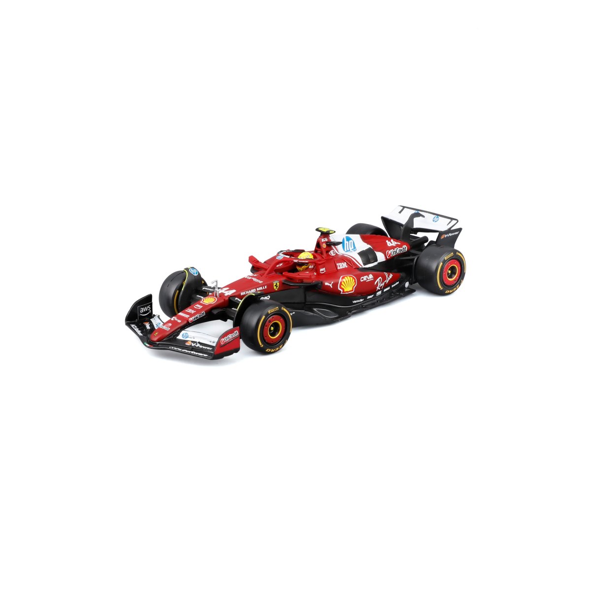 2026 Ferrari SF-25 Lewis Hamilton #44 F1 2025 – 1:43 Diecast Model with Display Case: No package: Image 3
