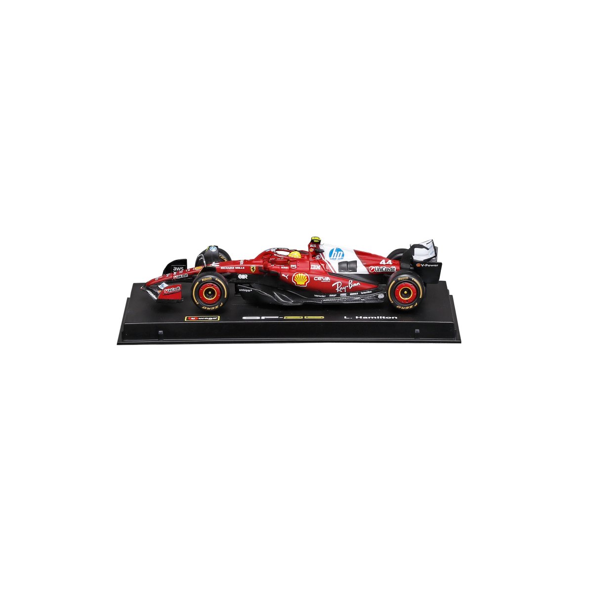 2026 Ferrari SF-25 Lewis Hamilton #44 F1 2025 – 1:43 Diecast Model with Display Case: No package: Image 4