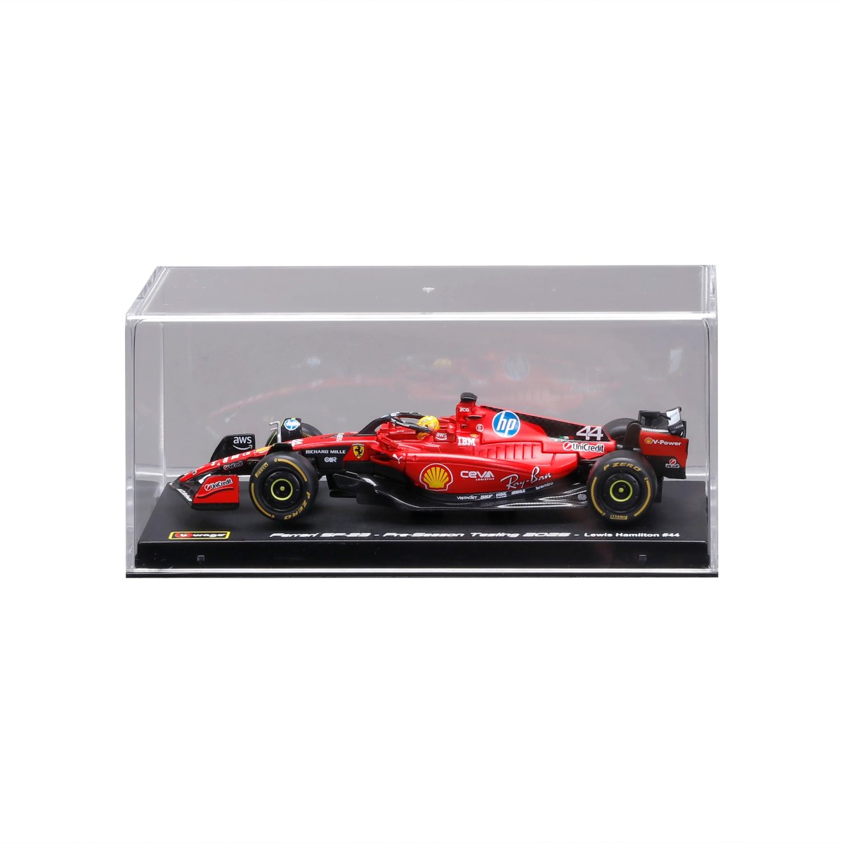 2026 Ferrari SF-23 Test Fiorano – 1:43 Diecast Model Lewis Hamilton with Display Case: No package: Image 3