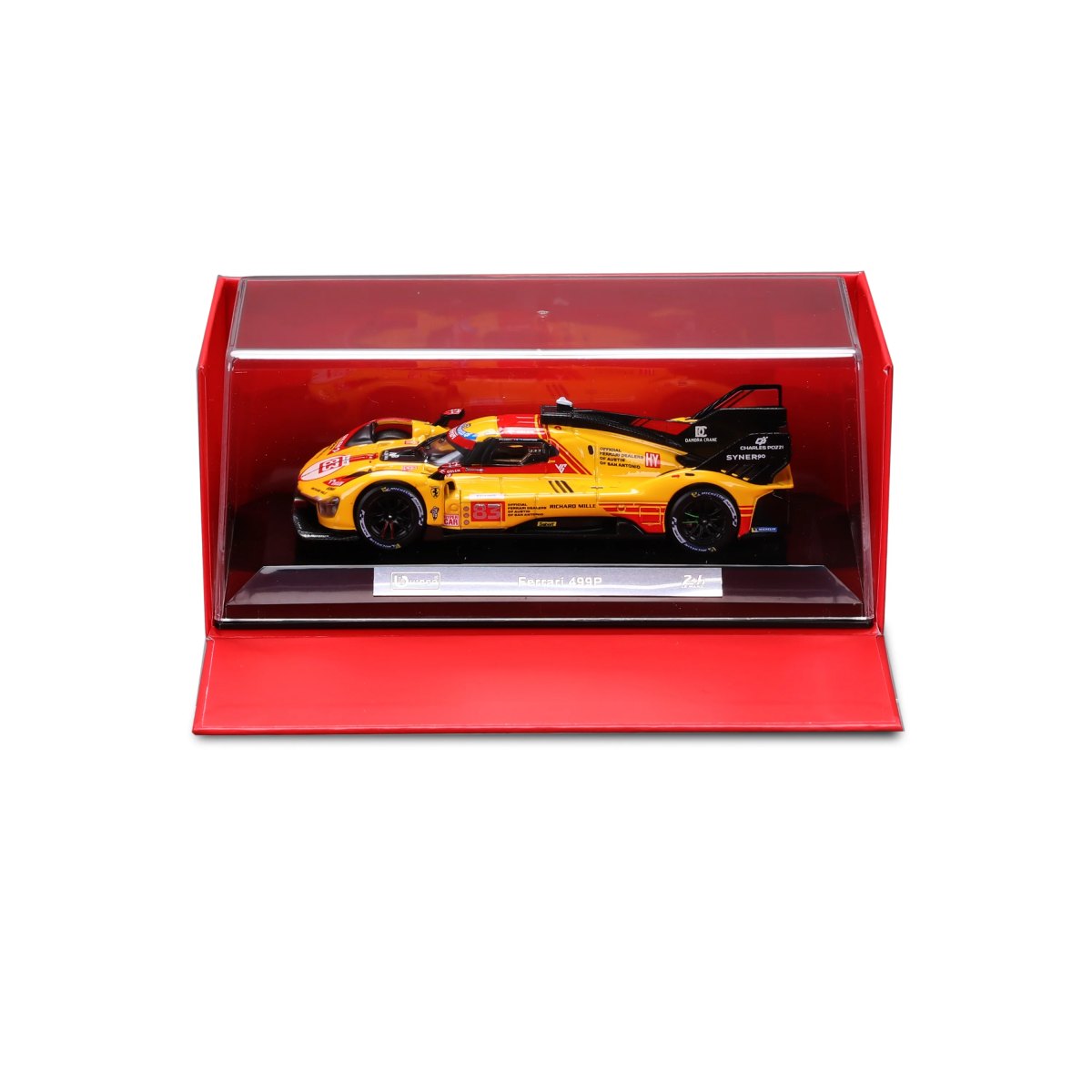 2026 Ferrari 499P #83 – 24 Hours of Le Mans 2024 – 1:43 Diecast Model with Display Case: No package: Image 2