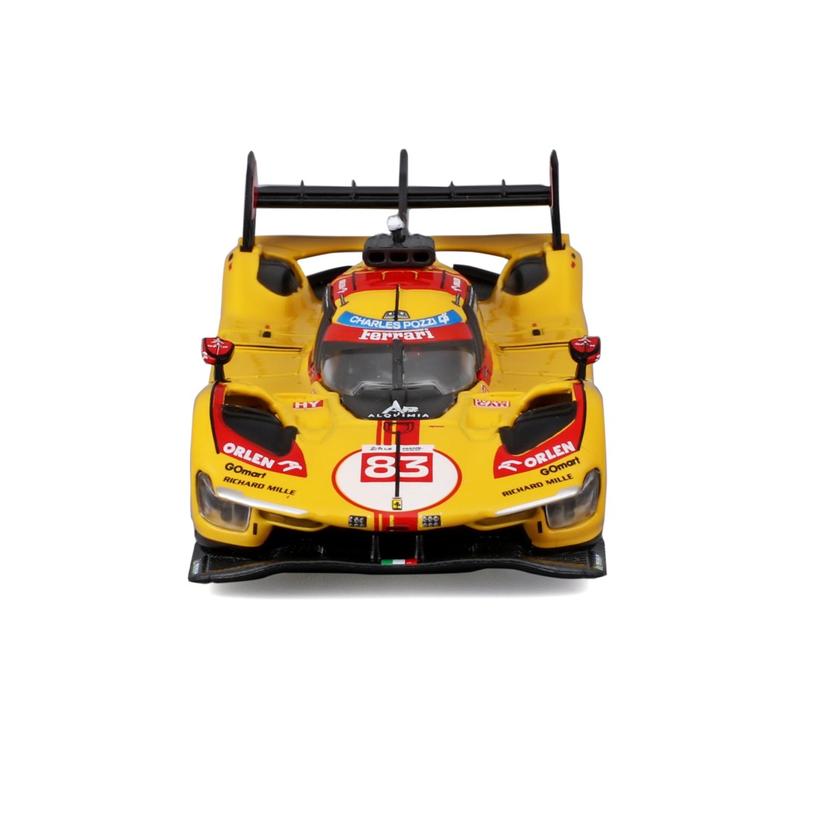 2026 Ferrari 499P #83 – 24 Hours of Le Mans 2024 – 1:43 Diecast Model with Display Case: No package: Image 3