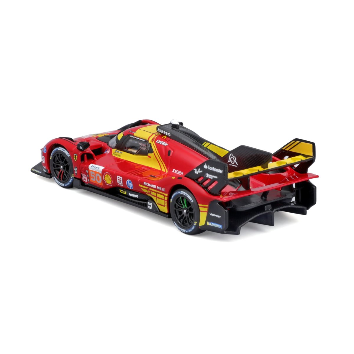 2026 Ferrari 499P #50 24h Le Mans Champion 2024 – 1:43 Diecast Model with Display Case: No package: Image 3