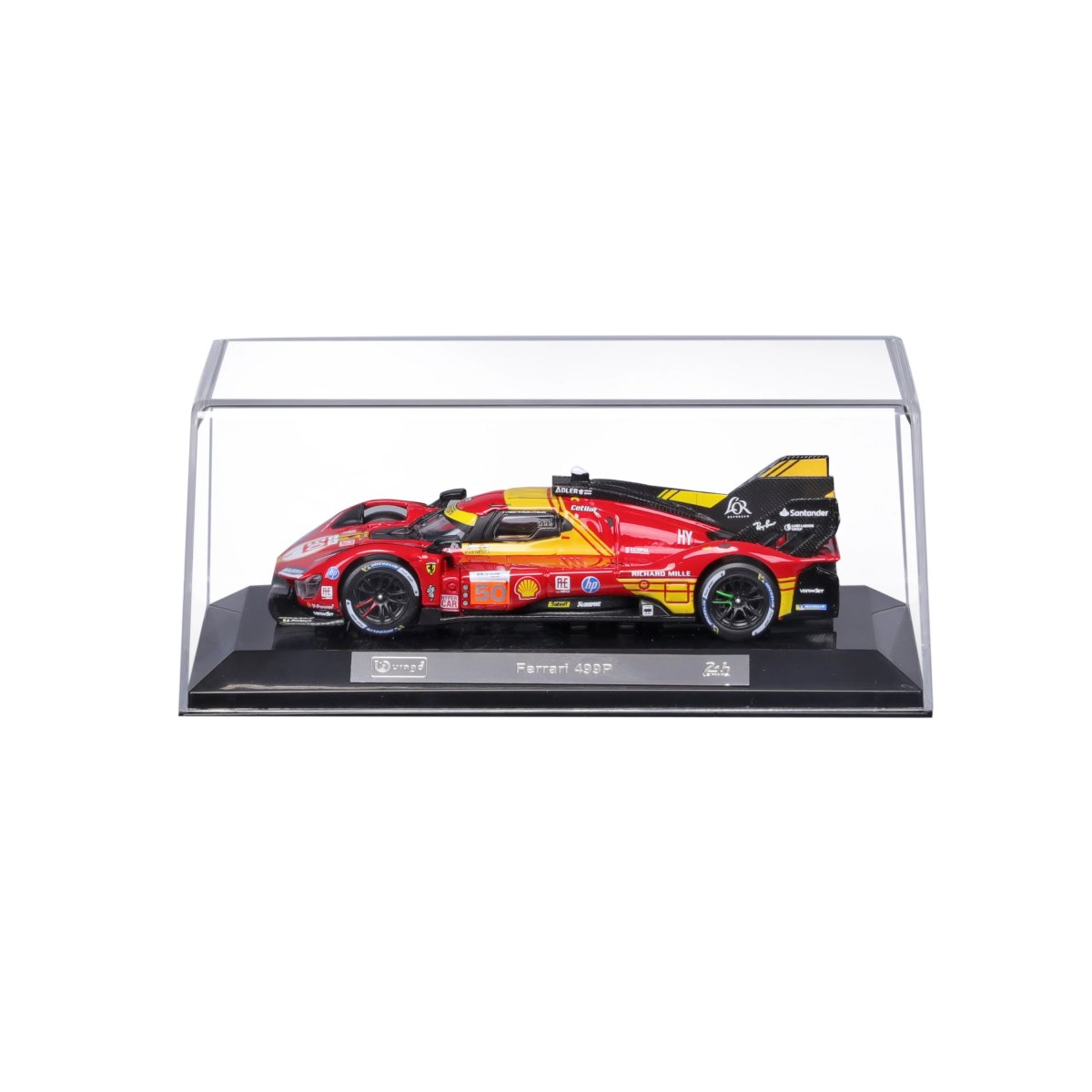 2026 Ferrari 499P #50 24h Le Mans Champion 2024 – 1:43 Diecast Model with Display Case: No package: Image 2