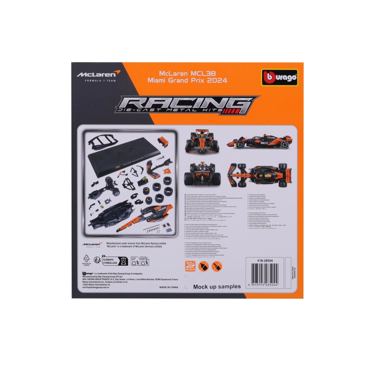 2026 Model Kit McLaren MCL38 2024 #4 Lando Norris: No package: Image 7