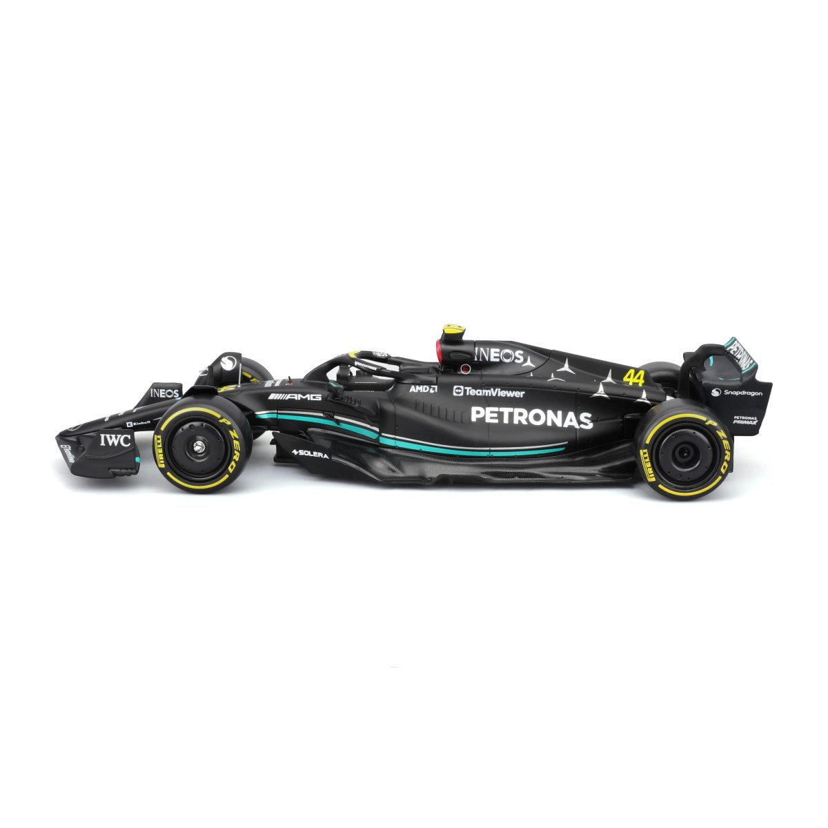2026 Mercedes W14 E Performance #44 Lewis Hamilton F1 2023 – 1:24 Diecast Model with Driver: No package: Image 6