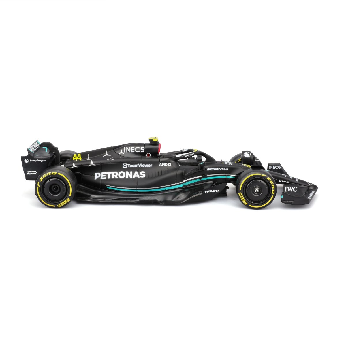 2026 Mercedes W14 E Performance #44 Lewis Hamilton F1 2023 – 1:24 Diecast Model with Driver: No package: Image 9