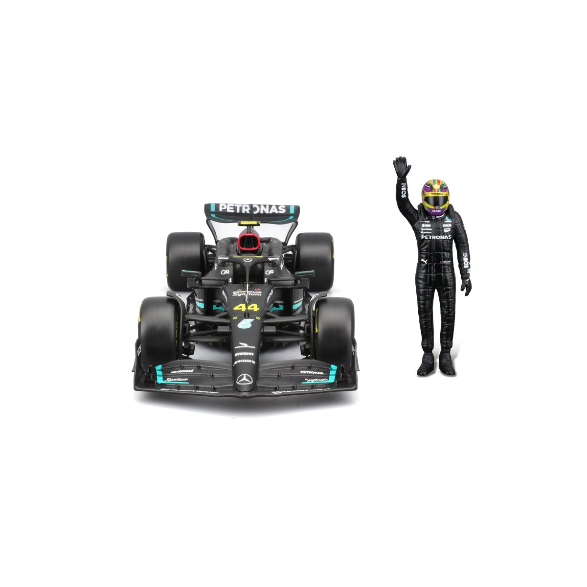 2026 Mercedes W14 E Performance #44 Lewis Hamilton F1 2023 – 1:24 Diecast Model with Driver: No package: Image 5