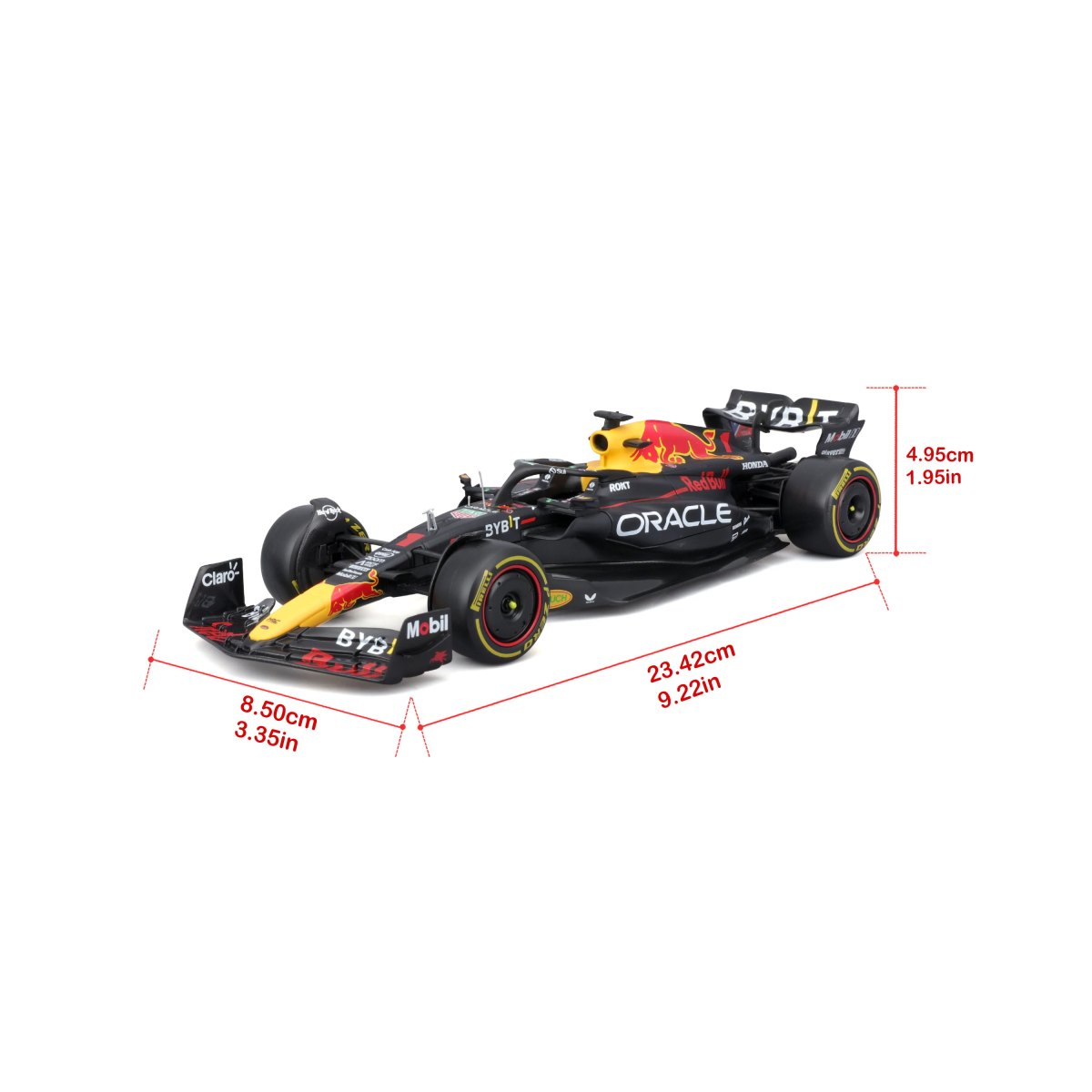 2026 Red Bull RB19 #1 Max Verstappen F1 2023 – 1:24 Diecast Model with Driver: No package: Image 12