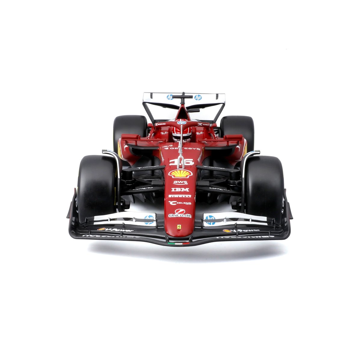 2026 F1 Ferrari SF-25 #16 Charles Leclerc F1 2025 – 1:18 Diecast Model with Official License: No package: Image 4