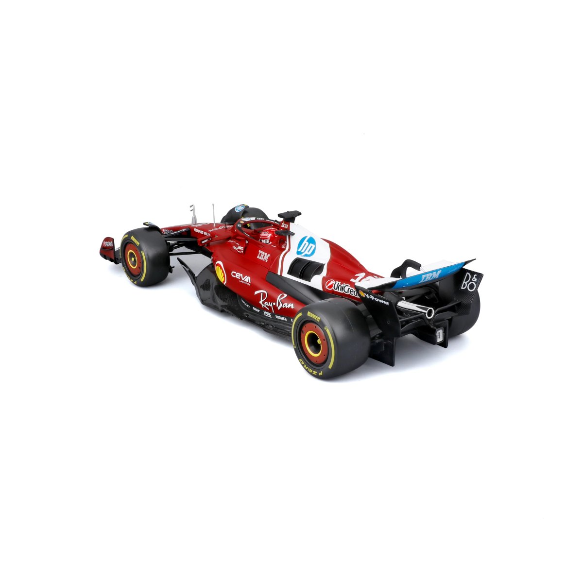 2026 F1 Ferrari SF-25 #16 Charles Leclerc F1 2025 – 1:18 Diecast Model with Official License: No package: Image 6