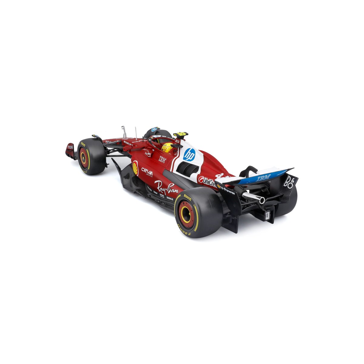 2026 Ferrari SF-25 Lewis Hamilton #44 F1 2025 – 1:18 Diecast Model with Official License: No package: Image 6