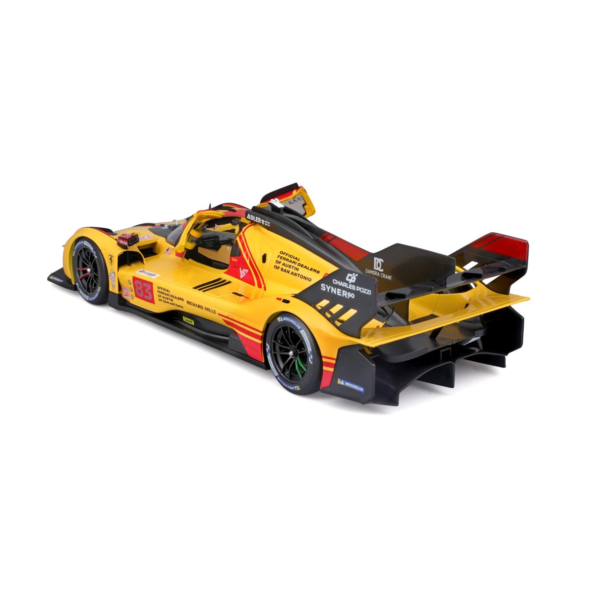 2026 Ferrari 499P #83 – 24 Hours of Le Mans 2024 – 1:18 Scale Diecast Model with Opening Doors: No package: Image 3