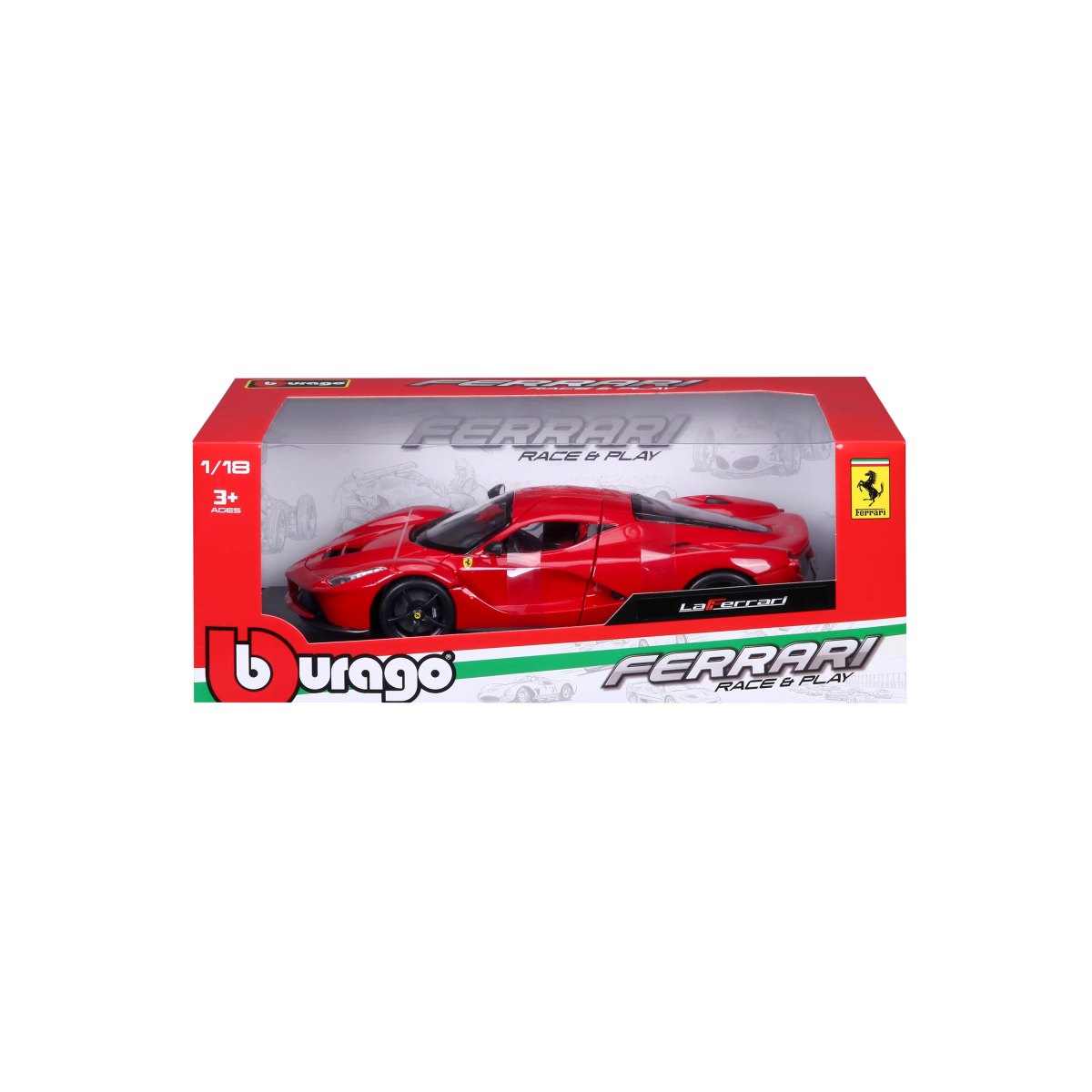 2026 LaFerrari R&P 1:18 Red – Diecast Model: No package: Image 2