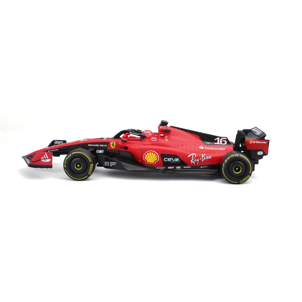 2026 Ferrari F1 SF-23 RC Vehicle – 1:24 Scale Model: No package: Image 3